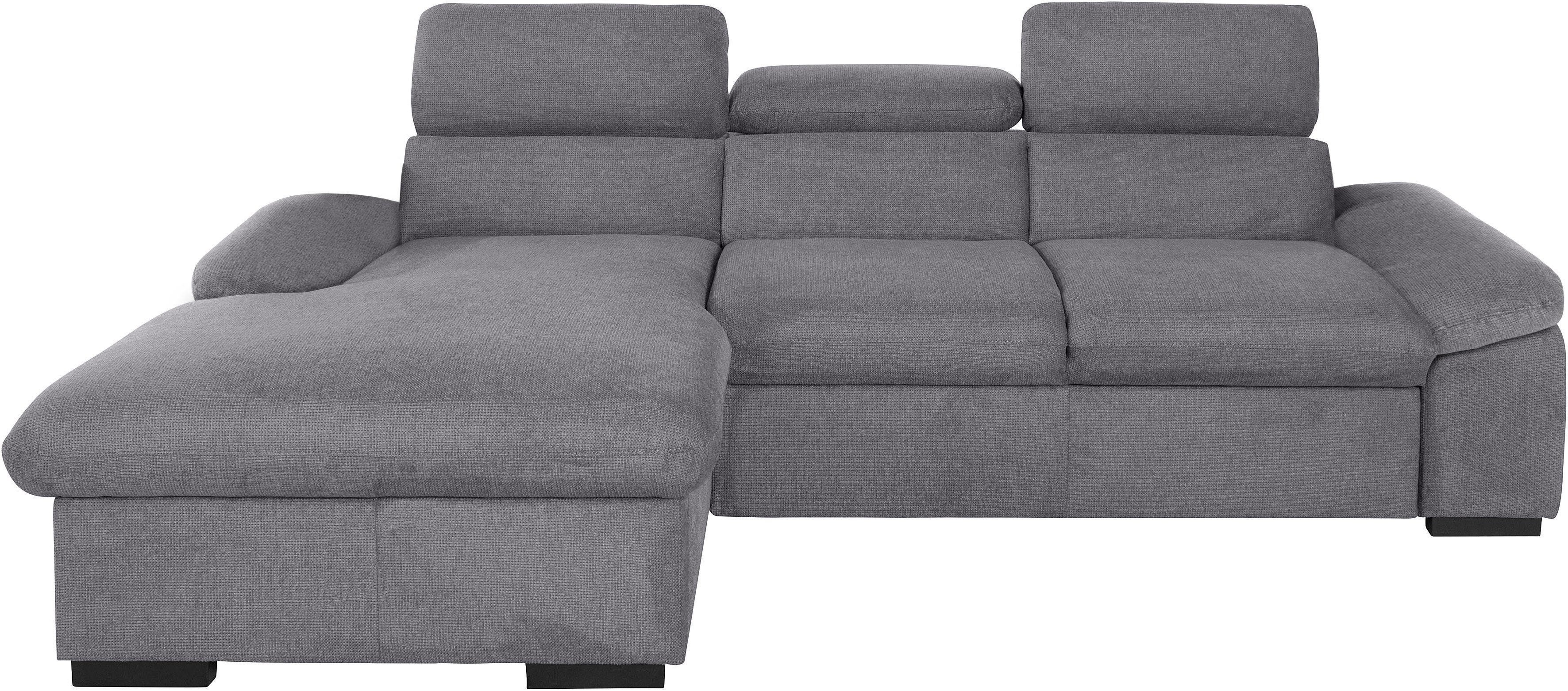 COTTA Ecksofa "Lola L-Form mit Kopfteilfunktion & Hocker", (Set, mit Hocker günstig online kaufen