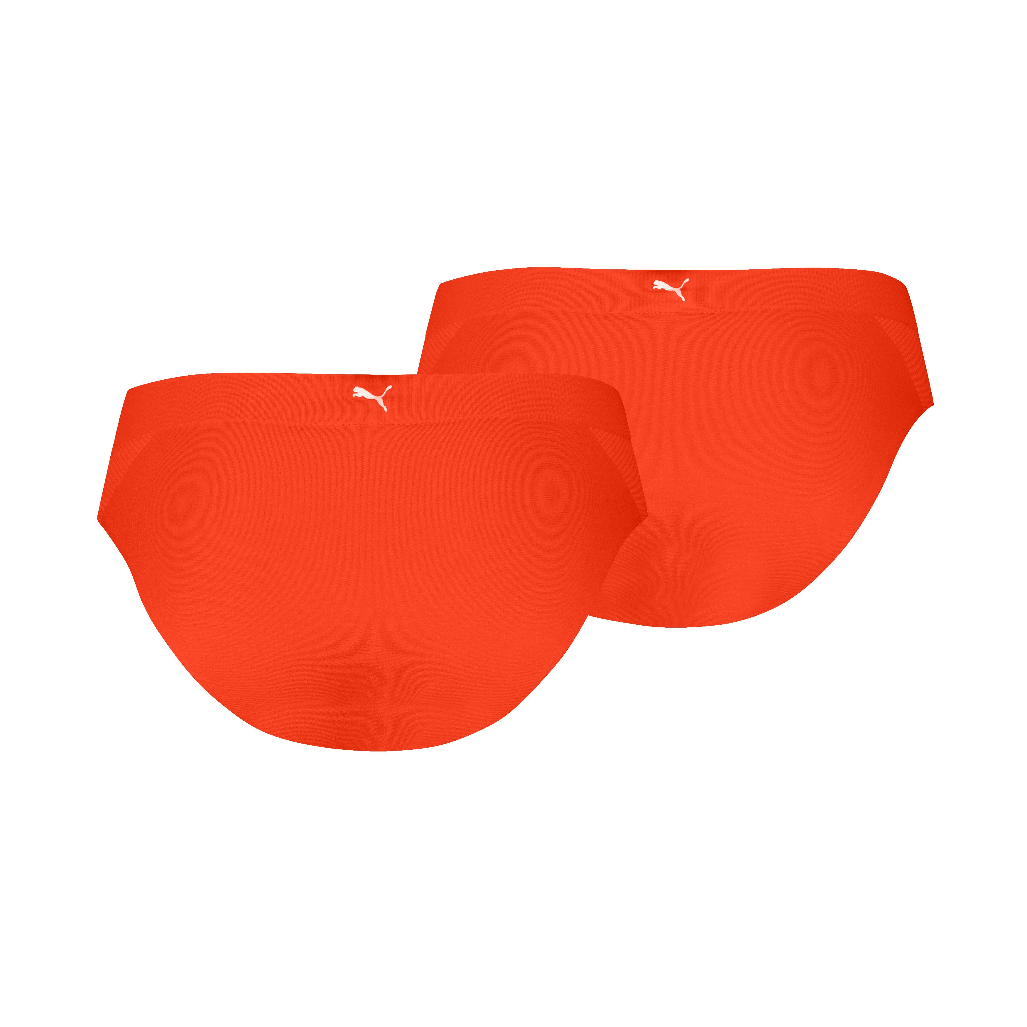 PUMA Slip PUMA WOMEN 3D KNIT SPORT BRIEFS 2P (2er Pack) nahtlose Ränder für eine unsichtbare Passform