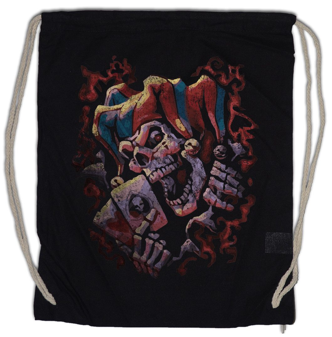 Turnbeutel Joker Skull II Turnbeutel Schädel Death Totenschädel Totenkopf Art