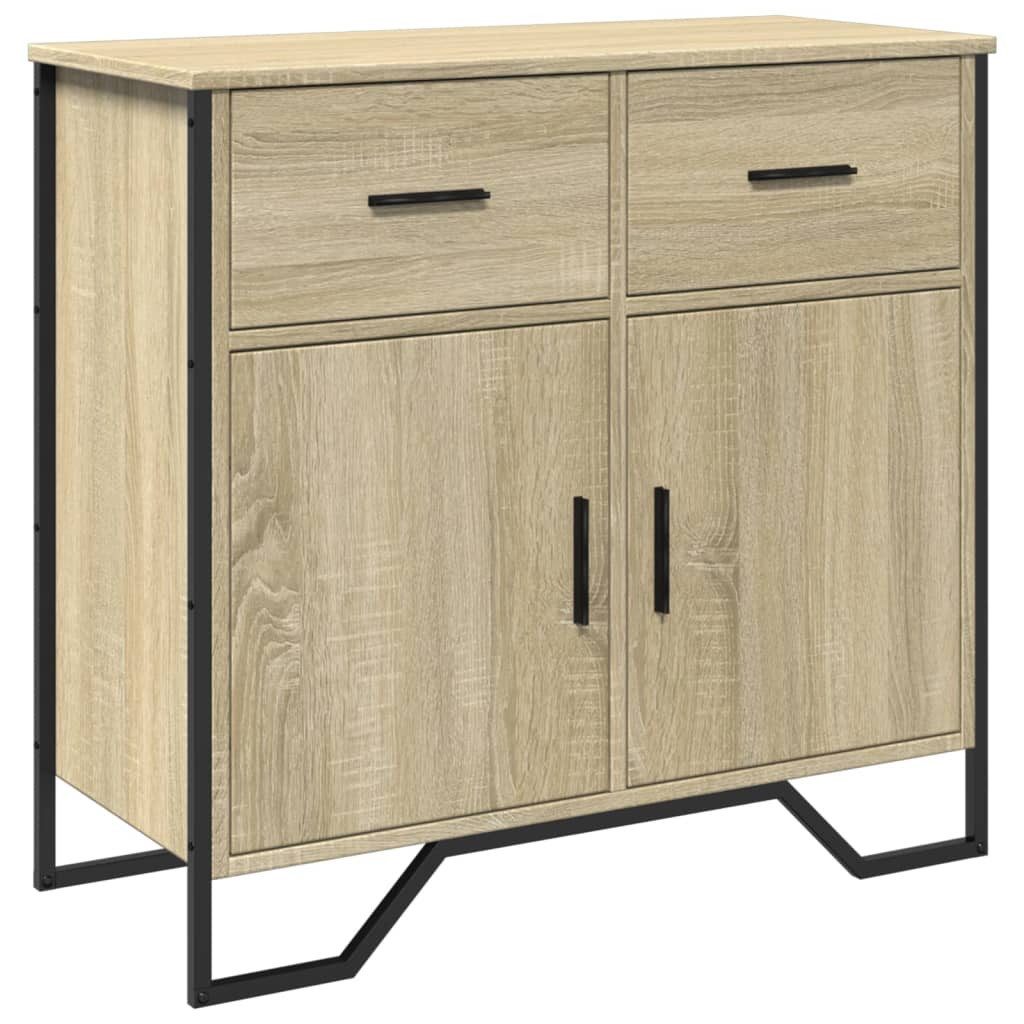 vidaXL Sideboard Sideboard Sonoma-Eiche 79,5x35,5x74,5 cm günstig online kaufen