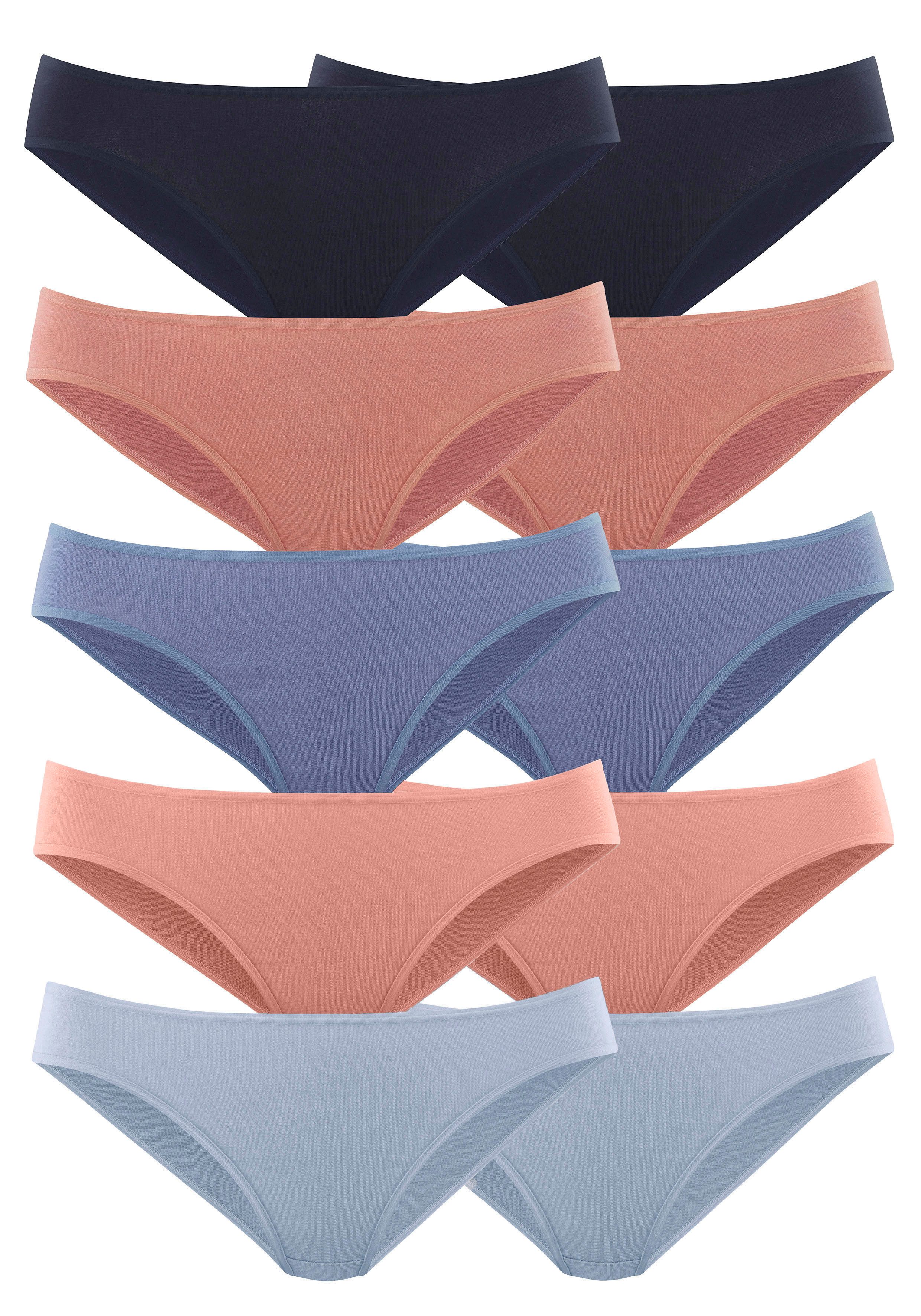 petite fleur Bikinislip (10er-Pack) aus elastischer Baumwolle. € 24,99, (€ 2,50 pro 1 Stk).