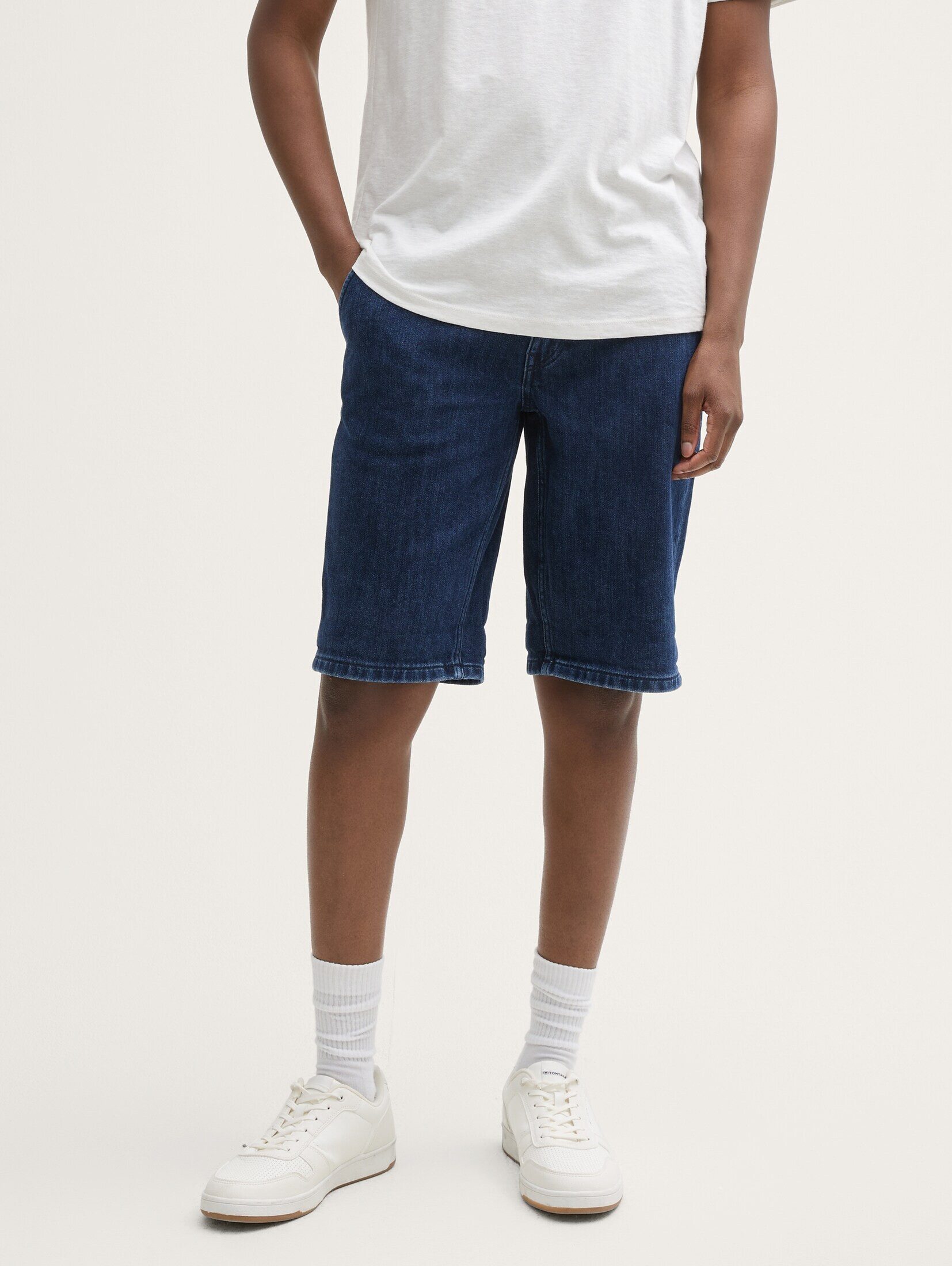 TOM TAILOR Denim Shorts Jeanshosen TTAEDAN STRAIGHT Jeans Shorts günstig online kaufen