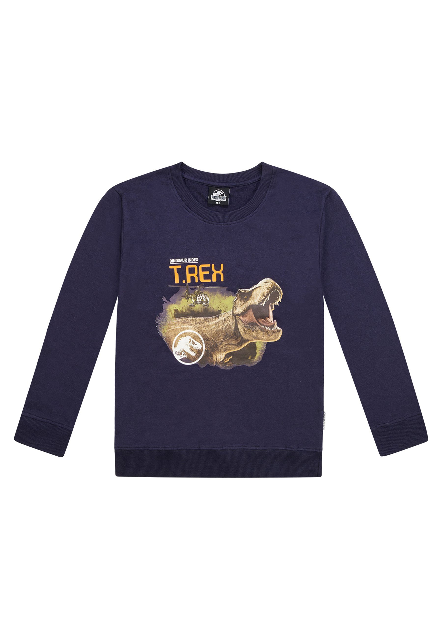 Sweatshirt Jurassic World T-Rex Jungen Sweatshirt