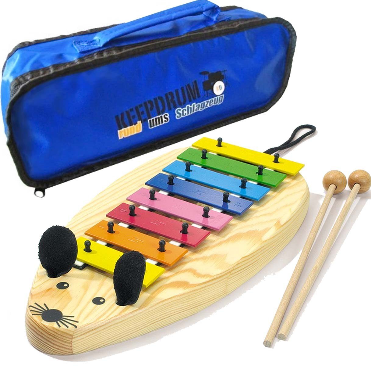 Glockenspiel Sonor Glockenspiel MG Maus mit Tragetasche