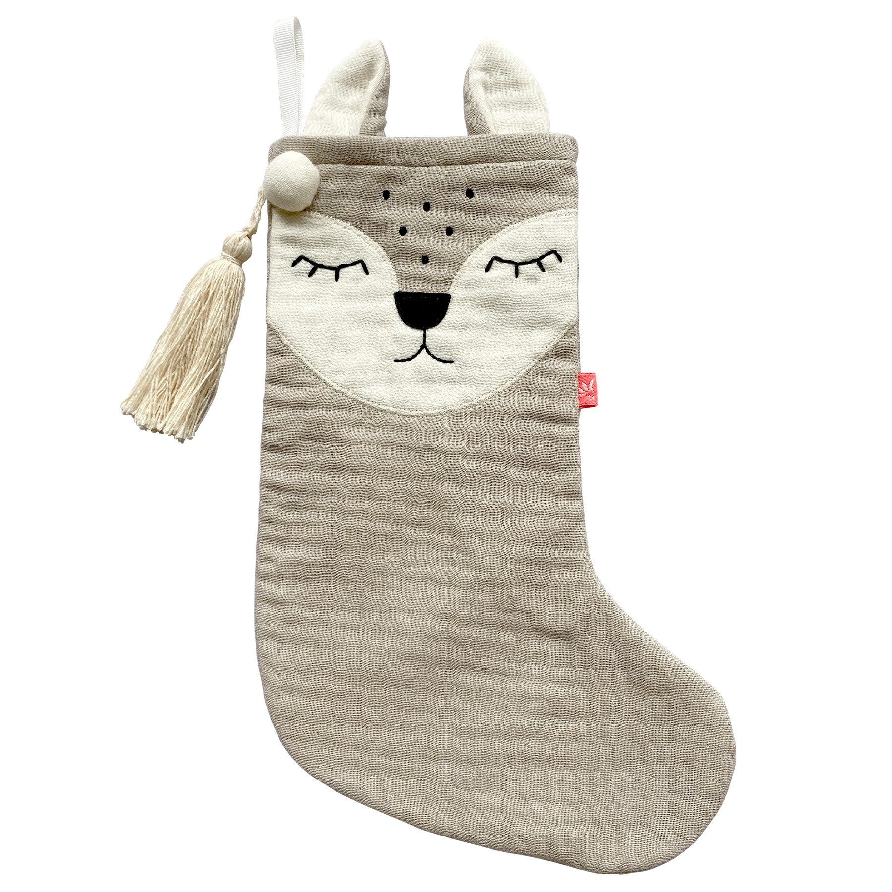 kikadu Nikolausstiefel 2201, aus Bio-Baumwolle, ideal für Nikolaus & Weihnachten.