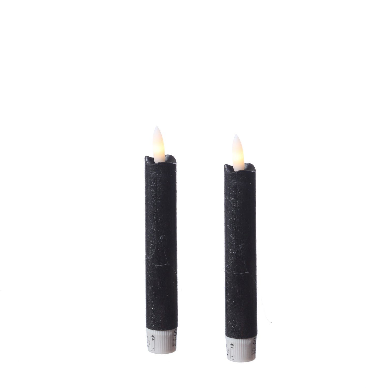 MARELIDA LED-Kerze LED Stabkerzen Dinner Tafelkerzen Echtwachs flackernd H: günstig online kaufen