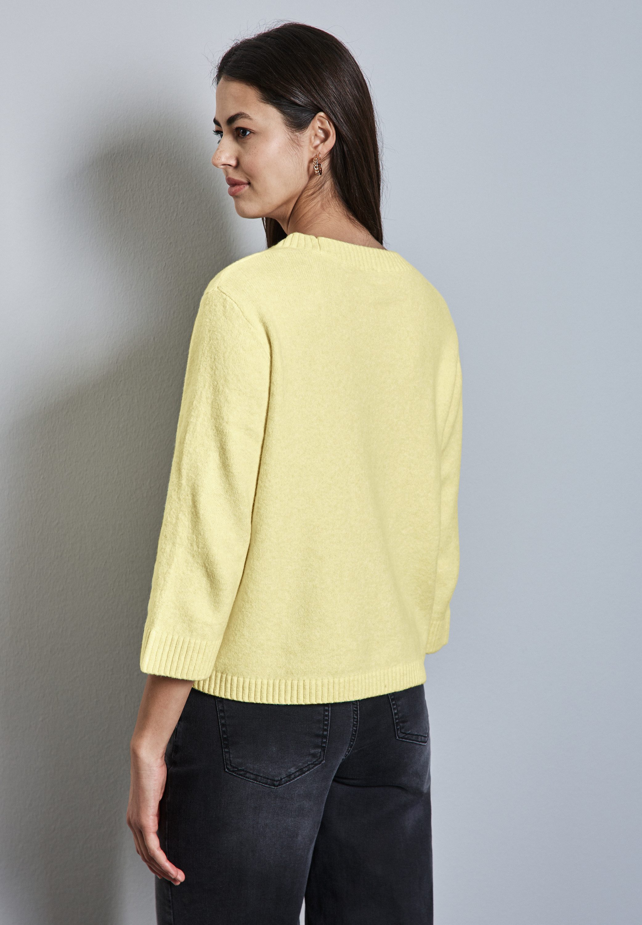 STREET ONE Strickpullover mit 3/4 Ärmeln