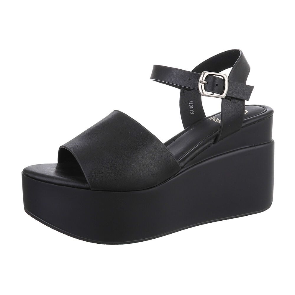 Ital-Design Damen Freizeit Plateausandaletten (86706283) Keilabsatz/Wedge günstig online kaufen