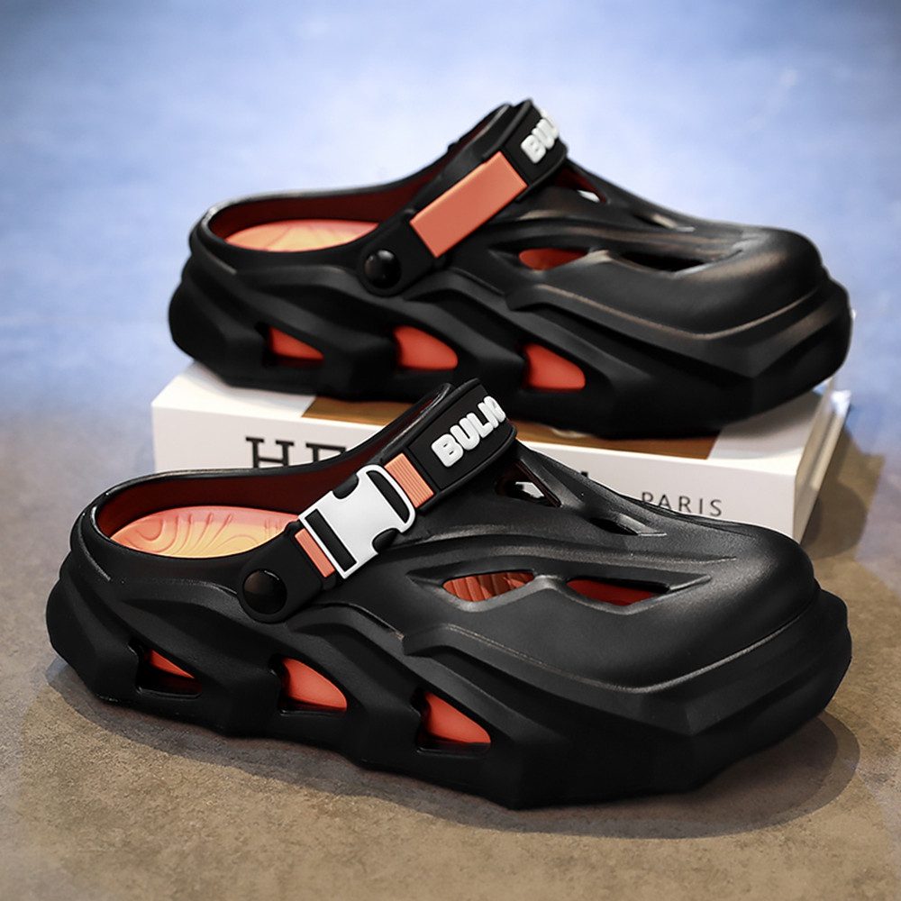 HUSK'SWARE Clog (Verstellbare Schnürung Clogs, 2-in-1 Sandale/Hausschuh) Leichte, atmungsaktive Clogs Rutschfeste Sandalen aus EVA-Material