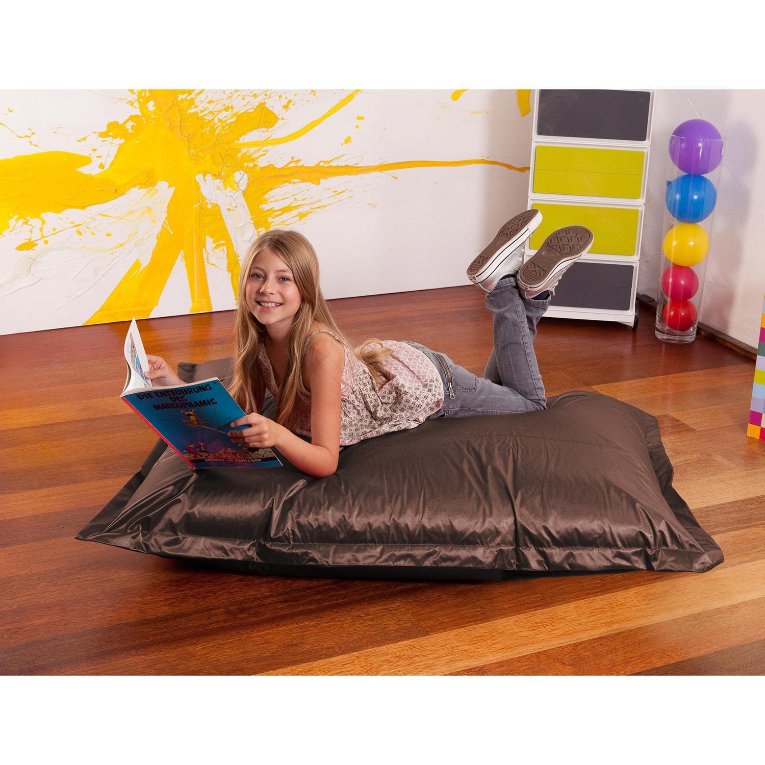 Smoothy Sitzsack SMOOTHY Prämie Junior Sitzsack - Metallic-Edition XXL Sitzsack Kinder