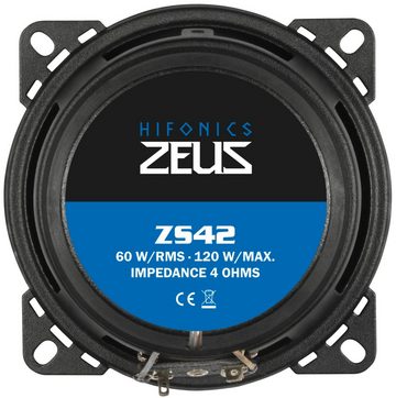 Hifonics 2-Wege Koax 10 cm ZS-42 Auto-Lautsprecher