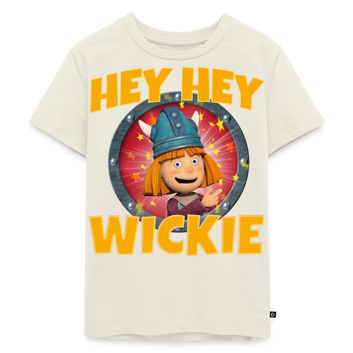 Spreadshirt T-Shirt Wickie Und Die Starken Männer Hey Hey Wickie Lied Kinder Premium T-Shi (1-tlg)