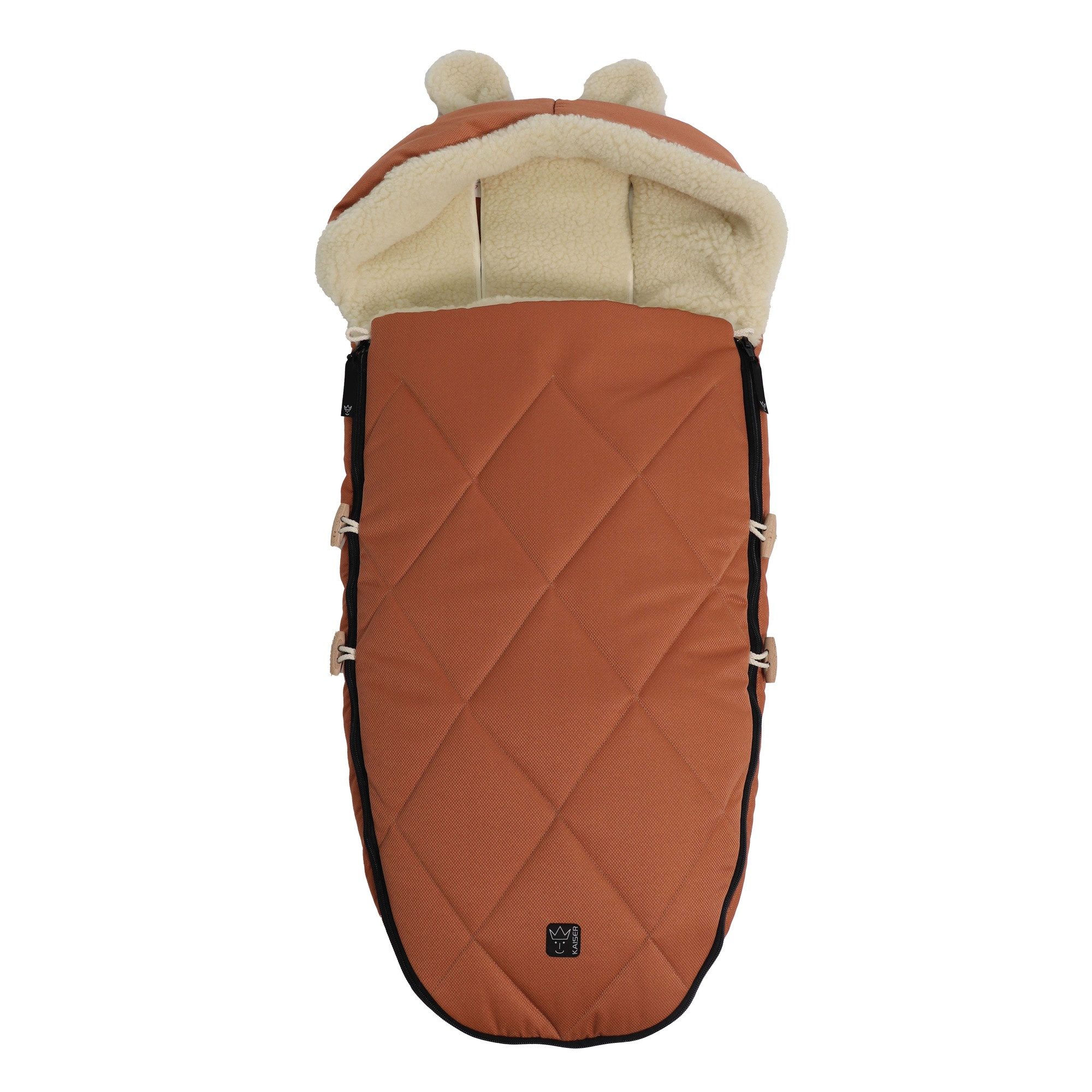 Kaiser Fußsack XL Ears Wool, Kinderwagen Fußsack