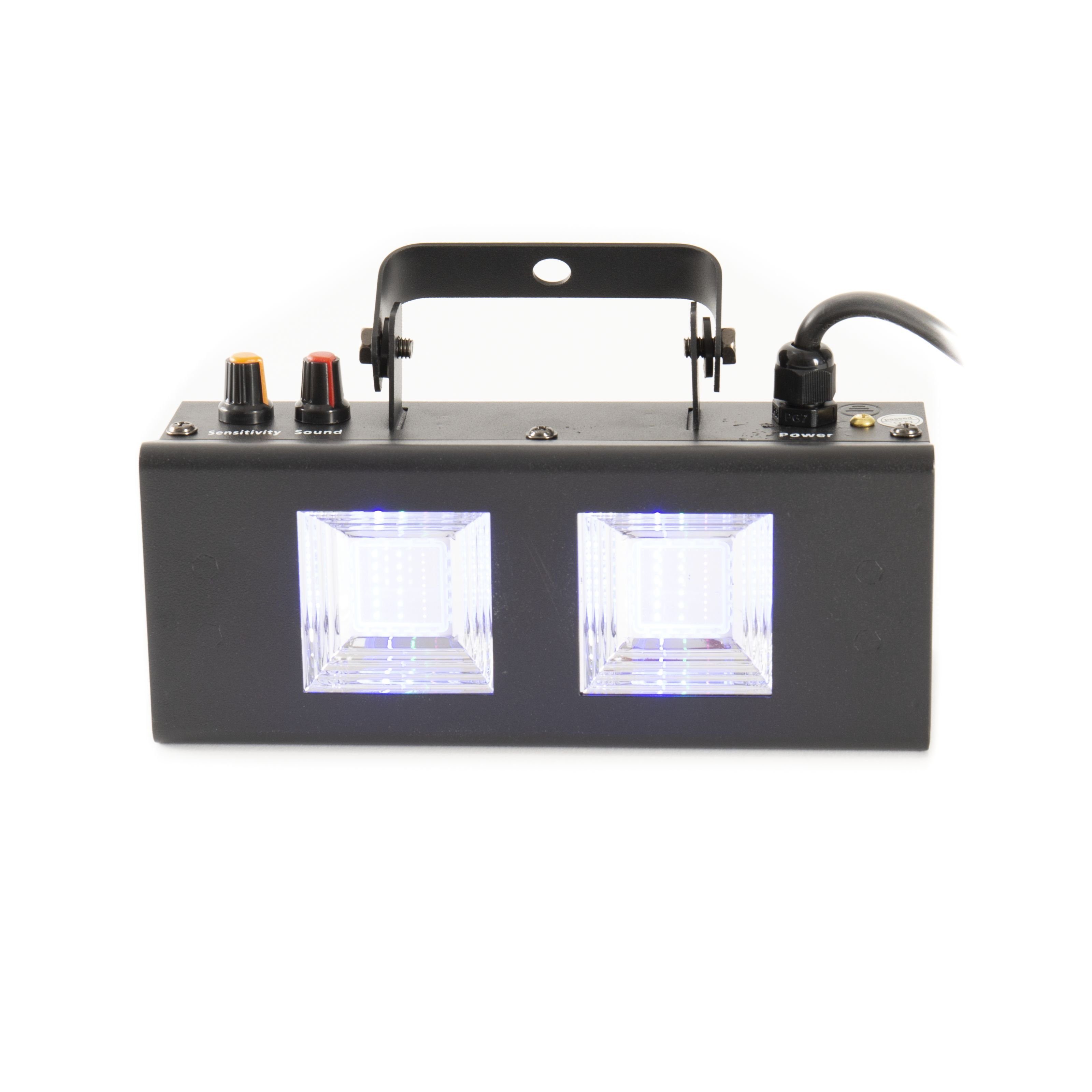 lightmaXX LED Scheinwerfer, Nano COB Strobe 2, Stroboskop, Sound to Light