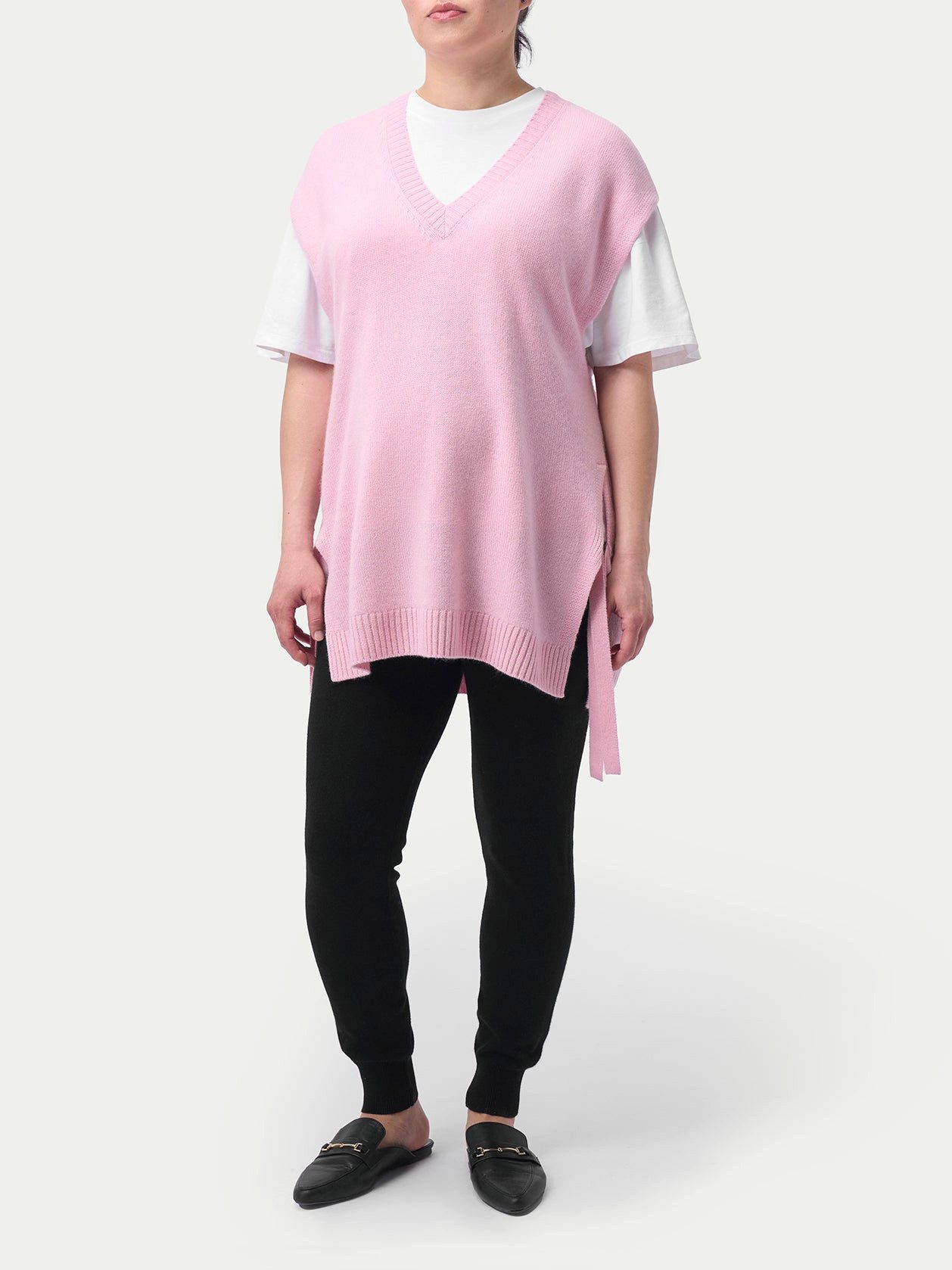 GOBI Cashmere Umstandshose Über dem Bauch Kaschmir-Strickhosen für Schwangere