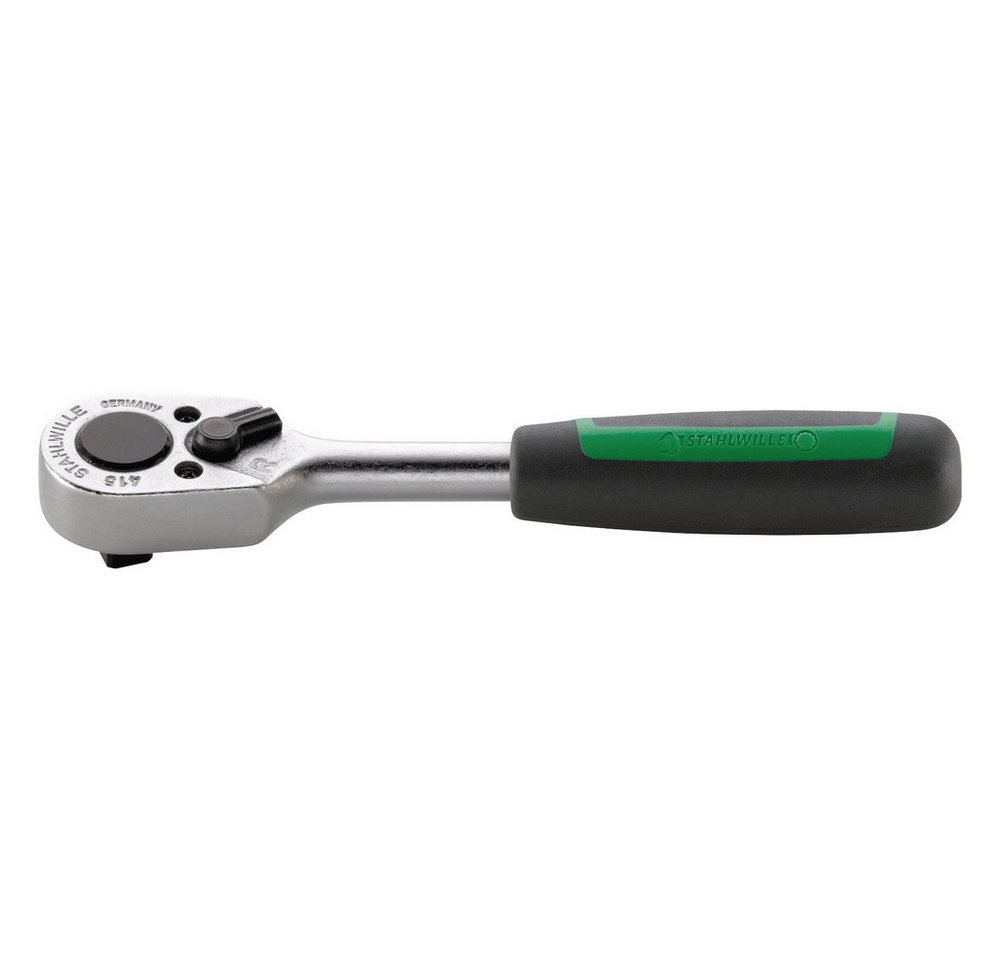 Thumbnail - Stahlwille Ratsche Stahlwille 415-2K 11111010 Umschaltknarre 1/4" (6.3 mm) 117 mm