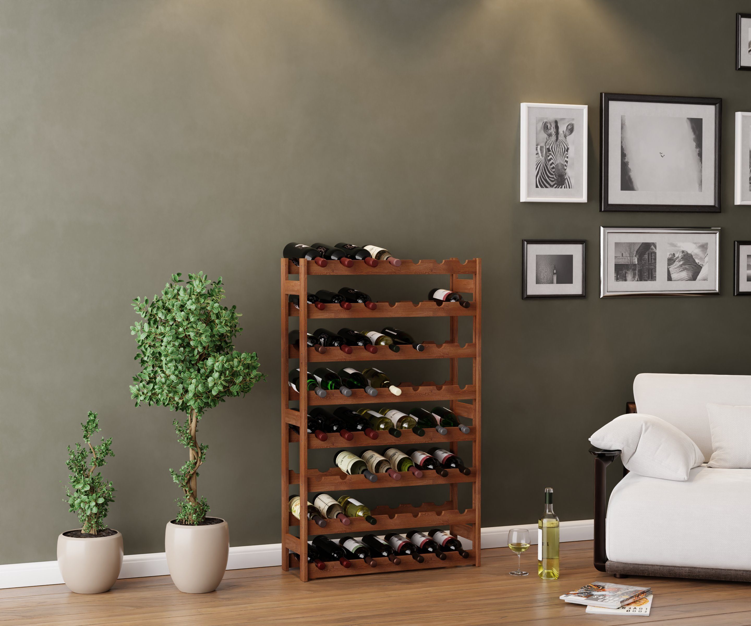 Lenmar Weinregal Lenmar Weinregal Weinregal Holz Flaschenregal für 12 - 91 günstig online kaufen