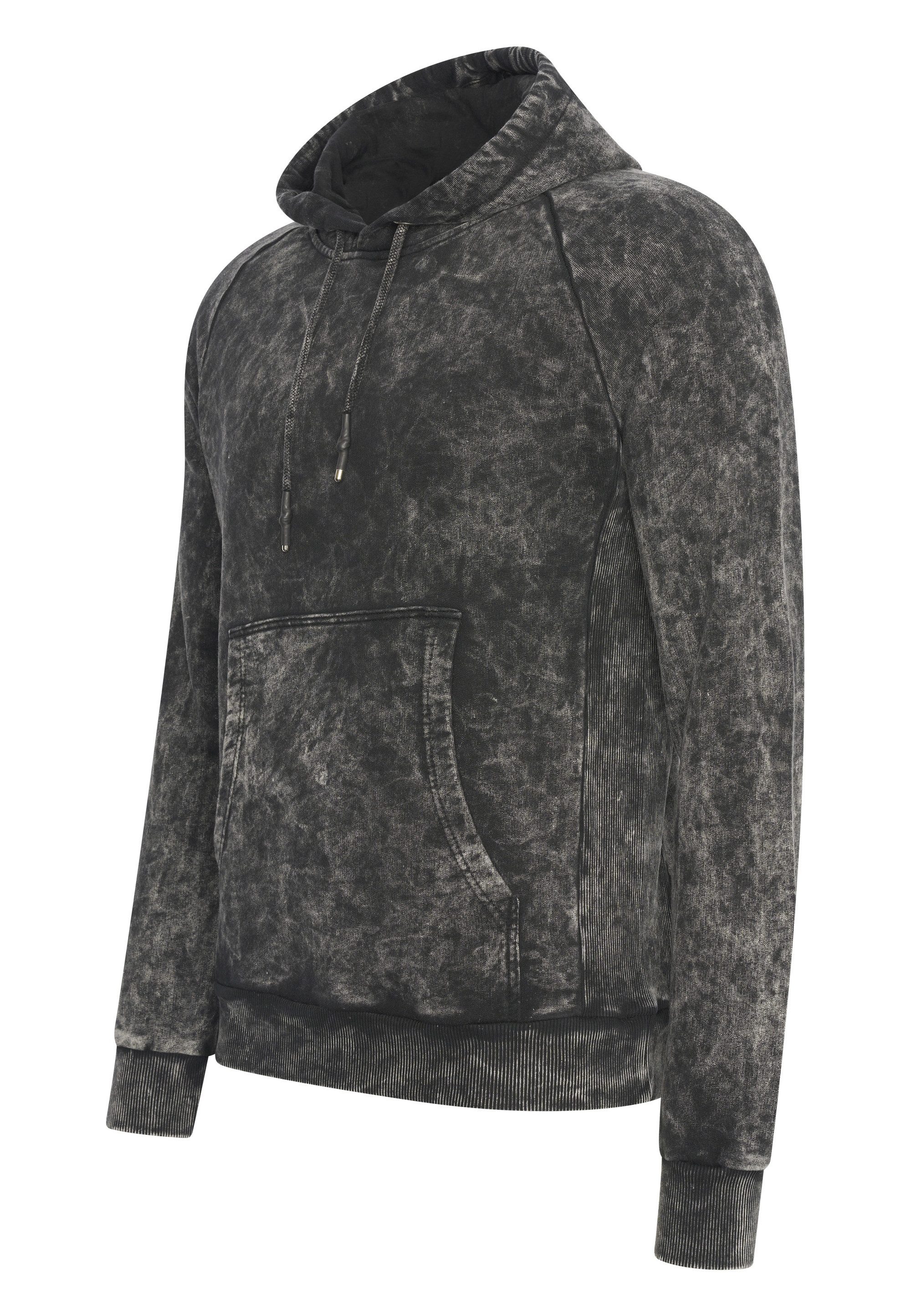 Rusty Neal Kapuzensweatshirt in verwaschenem Design