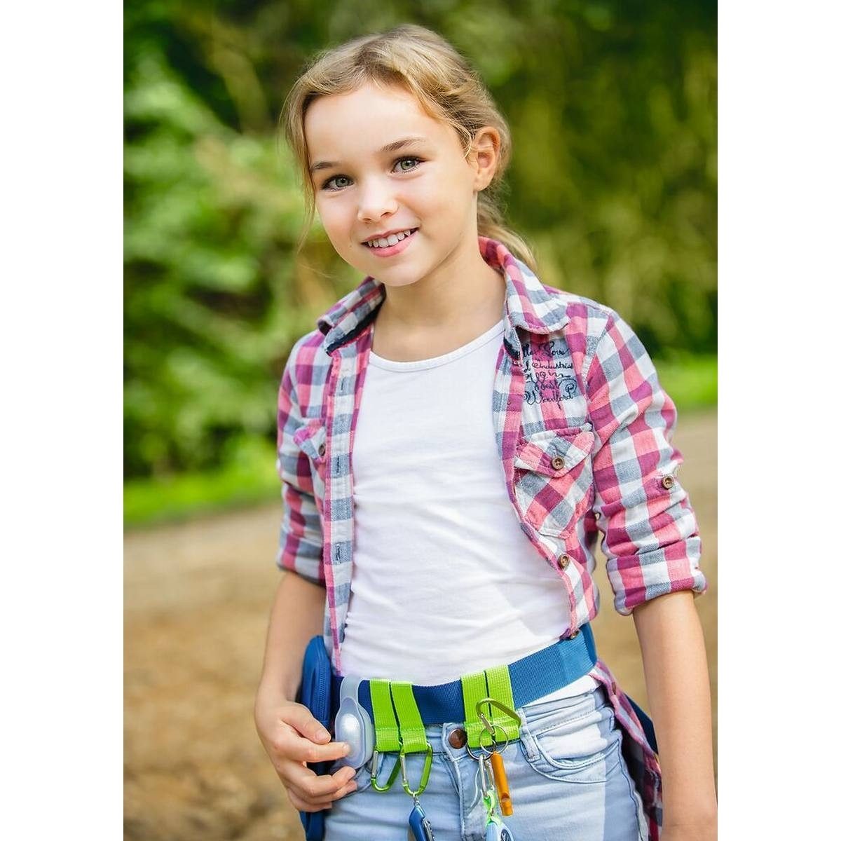 Moses. Verlag Kreativset Expedition Natur Outdoor-Gürtel für Kinder mit Tasche & Karabinern