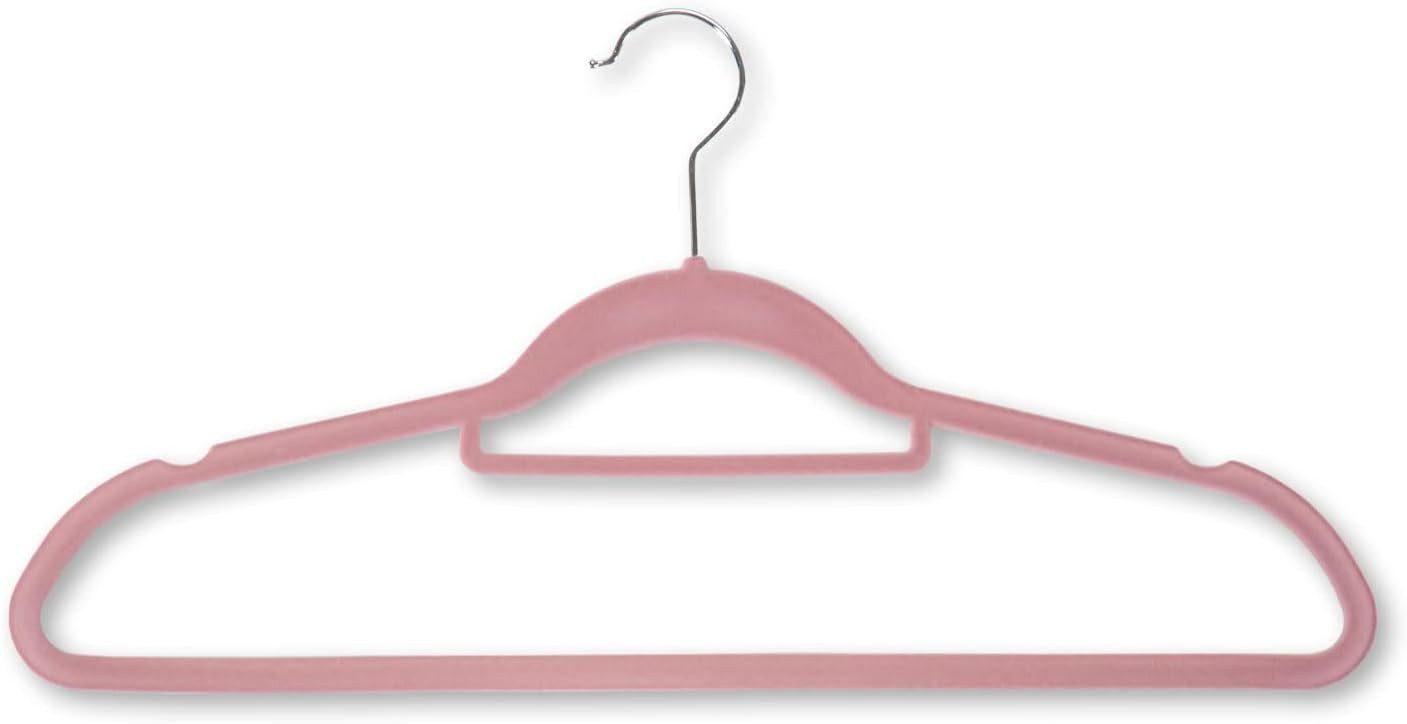 KESPER® Kleiderbügel Kleiderbügel 6er Pack, Maße: 45,5 cm breit, Farbe: Rosa, (1-tlg)