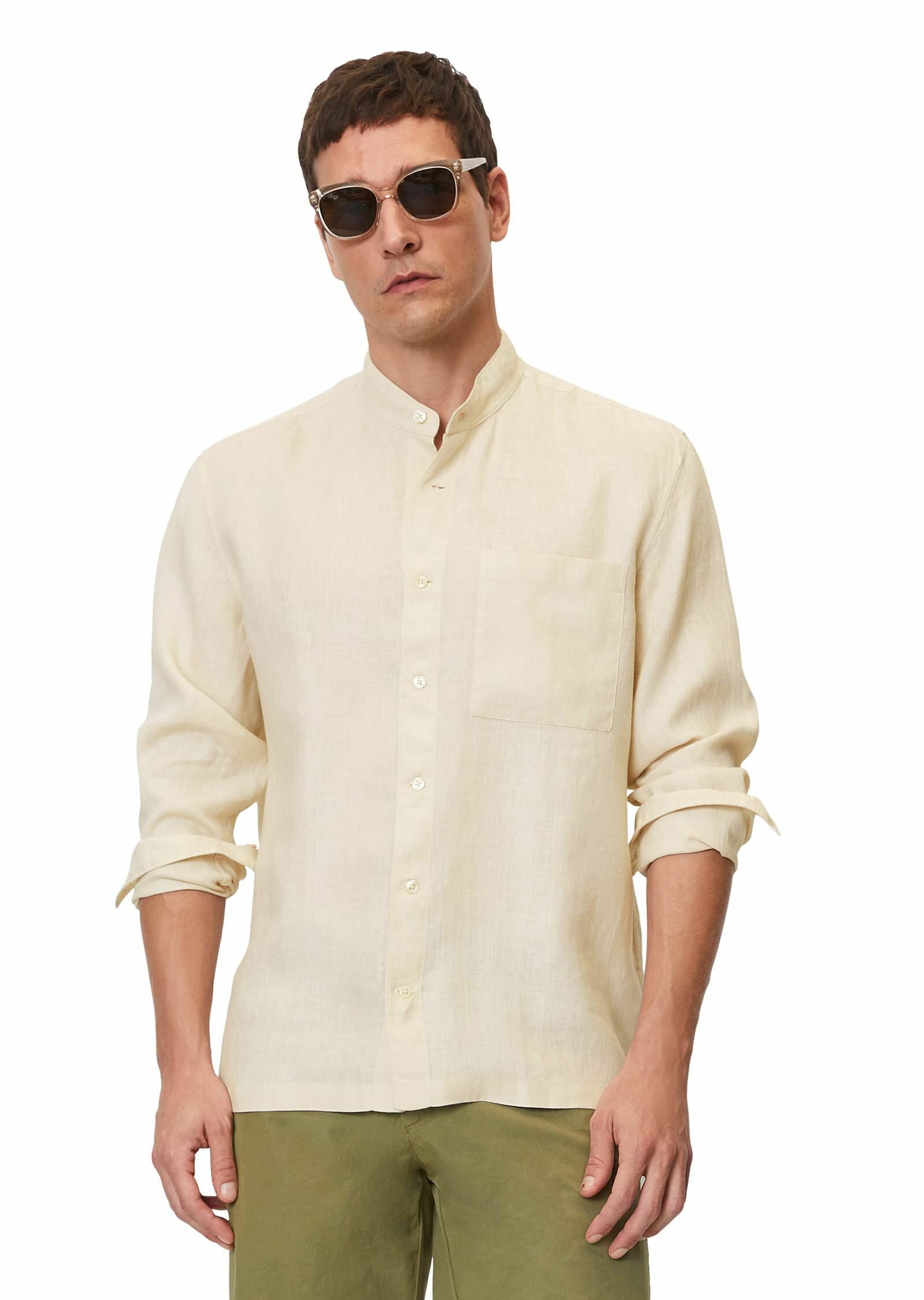 Marc O'Polo Kurzarmshirt Langarm FreizeitHemd für Herren (1-tlg., keine Angabe)