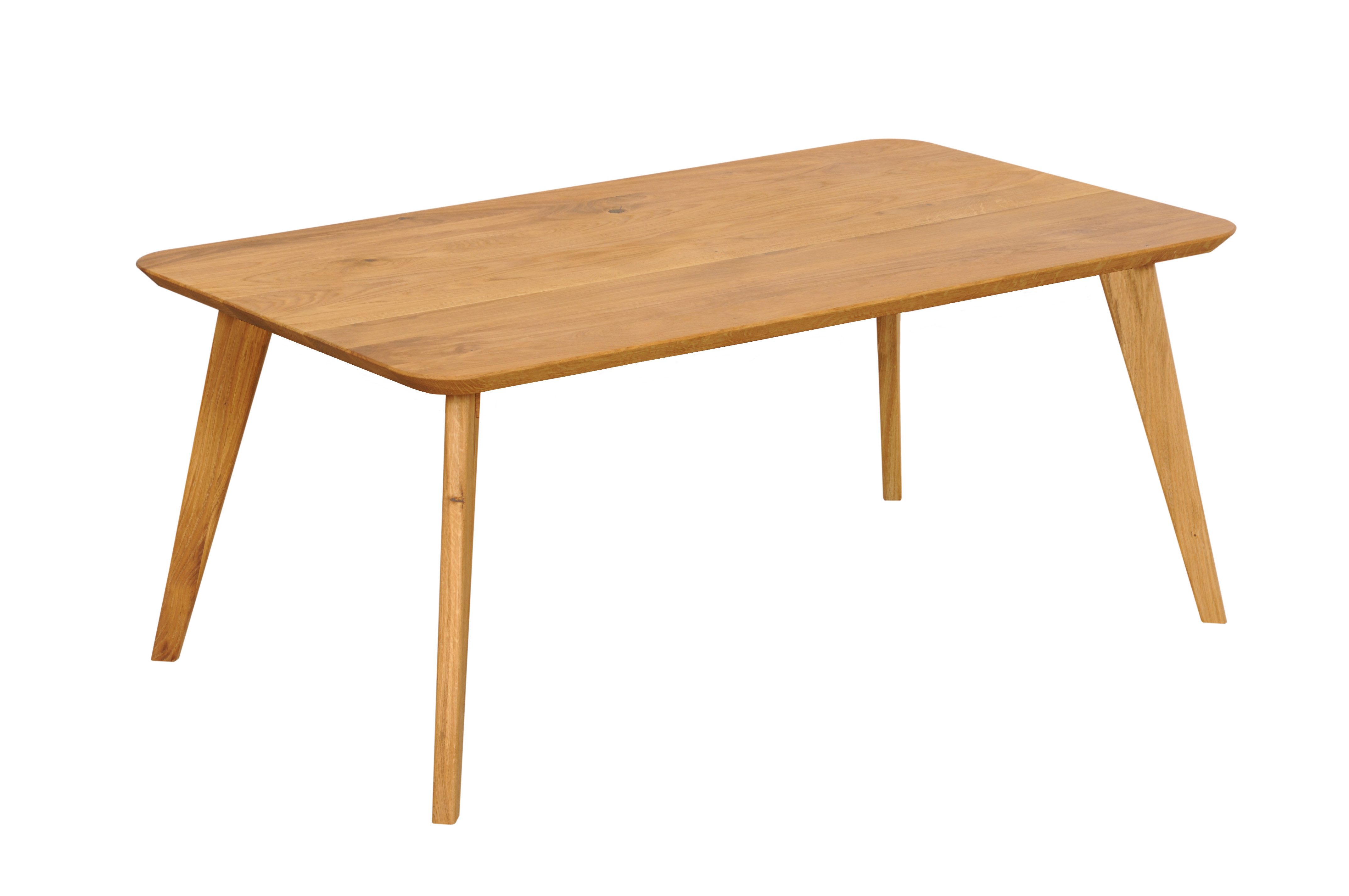 Woodroom Couchtisch Ronda (110 x 47 x 65 cm), eckig, aus massiver Wildeiche geölt