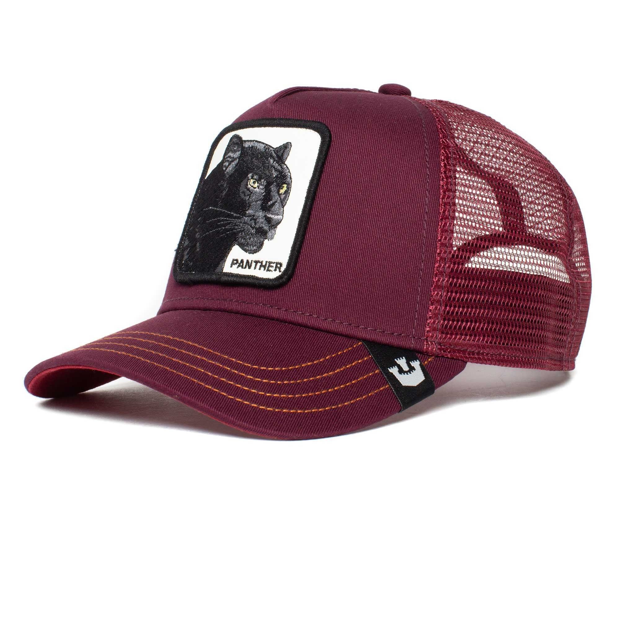 GOORIN Bros. Baseball Cap Kappe, Cap The maroon Unisex One - Trucker Frontpatch, Size Panther