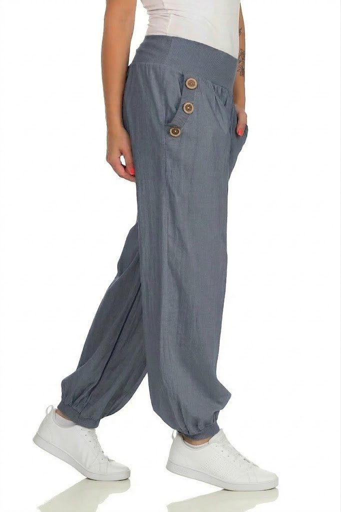 simaranda Pumphose Damen Sommerhose 401 Grau