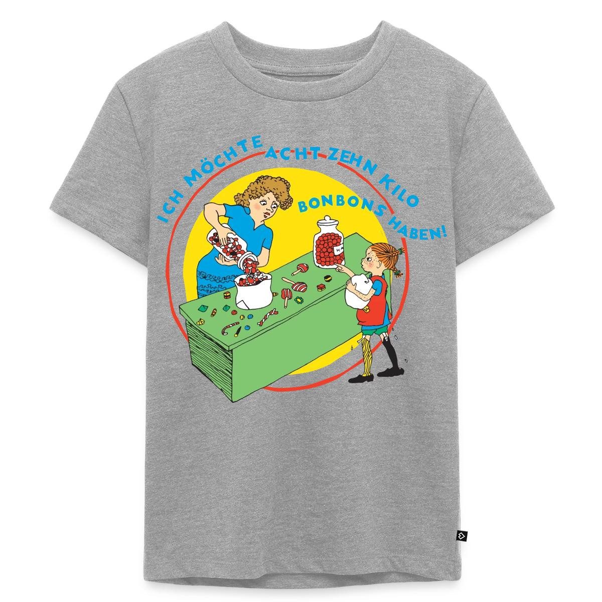 T-Shirt Pippi Langstrumpf Kauft Bonbons Zitat Kinder Premium T-Shirt