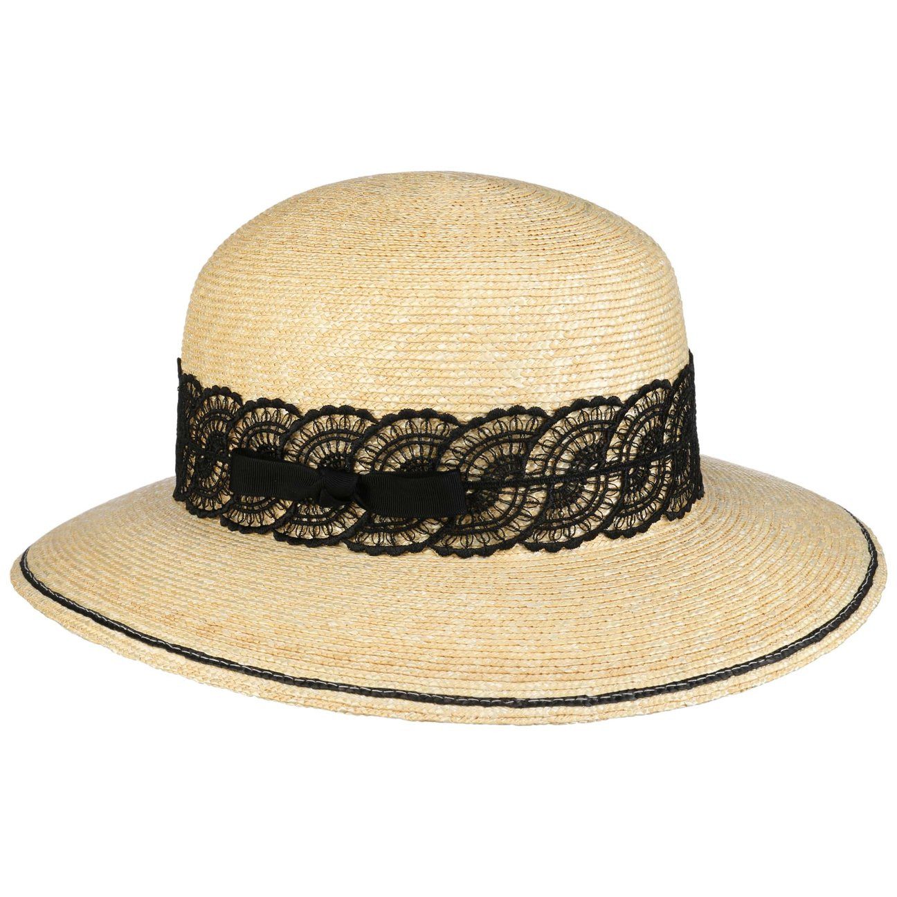 Mayser Sonnenhut (1-St) Strohhut mit Ripsband, Made in the EU