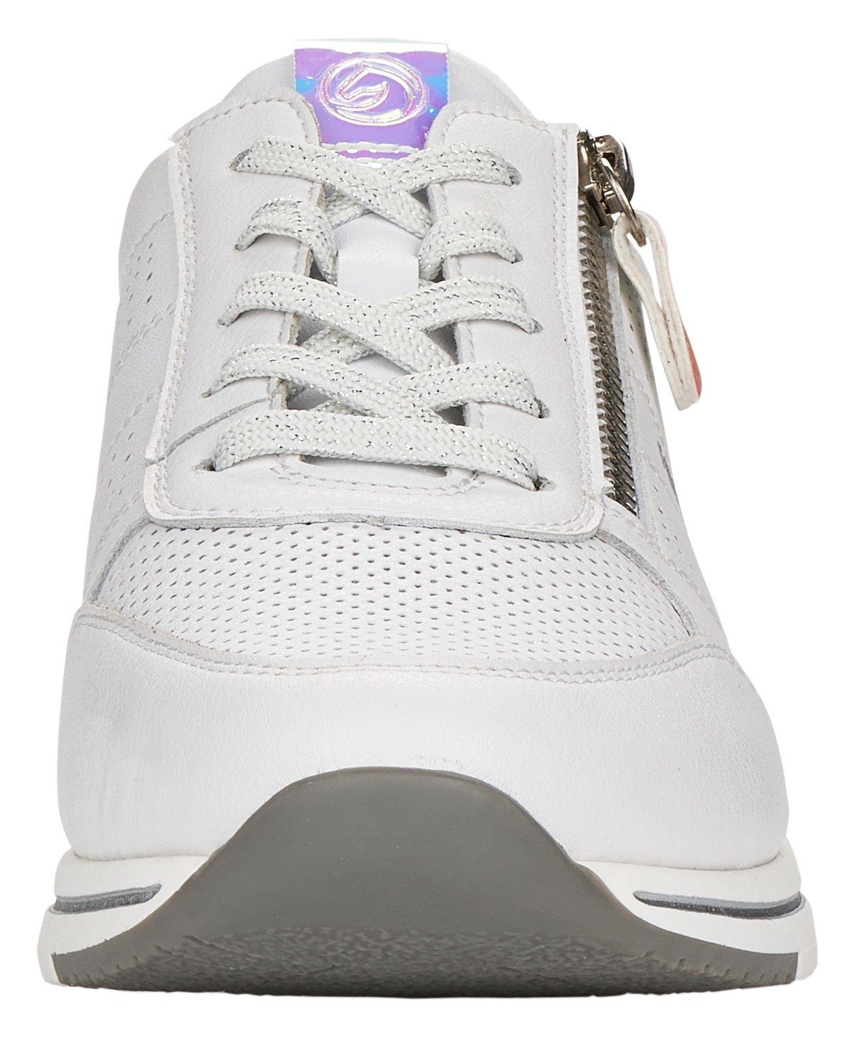 Remonte Keilsneaker mit seitlichem Reißverschluss, Freizeitschuh, Halbschuh, Schnürschuh