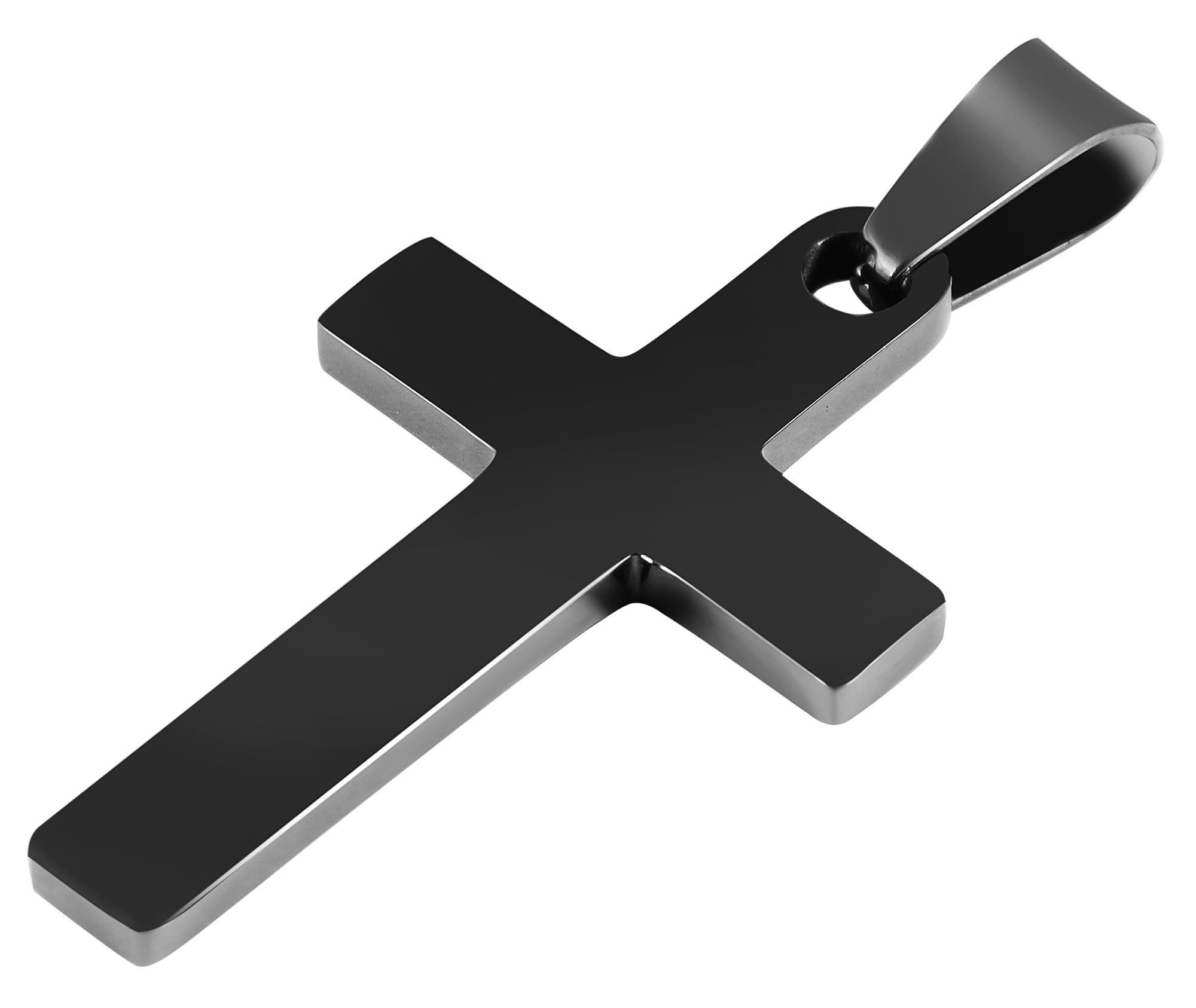 Kettenanhänger Anhänger – Kreuz Kreuzanhänger aus Edelstahl