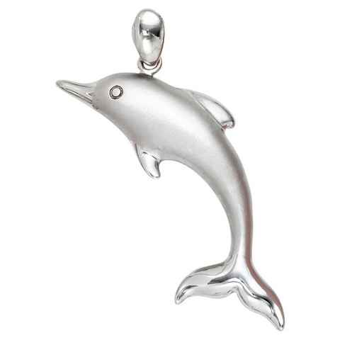 JOBO Kettenanhänger Anhänger Delfin, 925 Silber