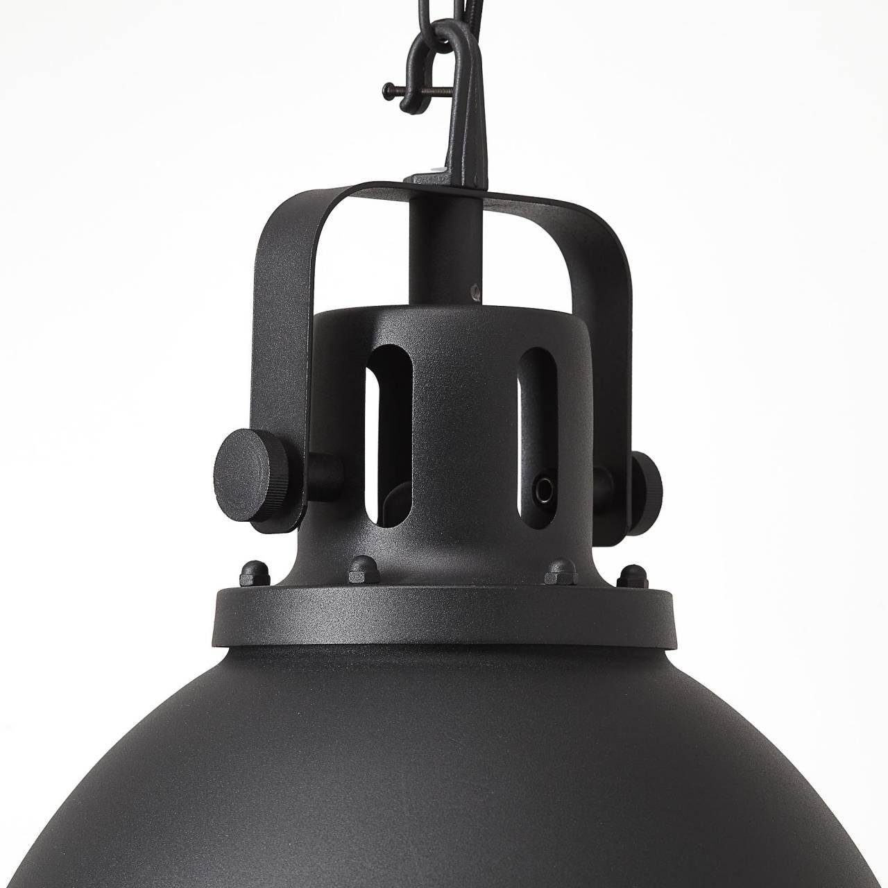 Brilliant Pendelleuchte Jesper, Lampe 38cm 60W, schwarz Jesper 1x E27, A60, geeig Pendelleuchte Glas