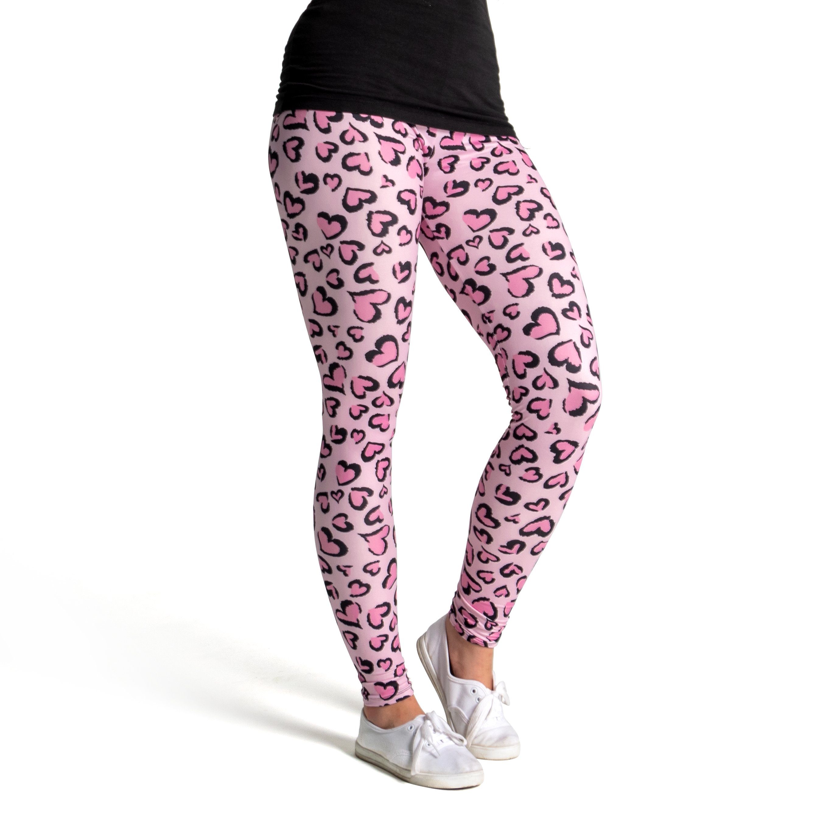 cosey Leggings Leo Line Leggings im Leoparden-Design, 2 Größen (XS–S & M–L) 38/M bis 40/L