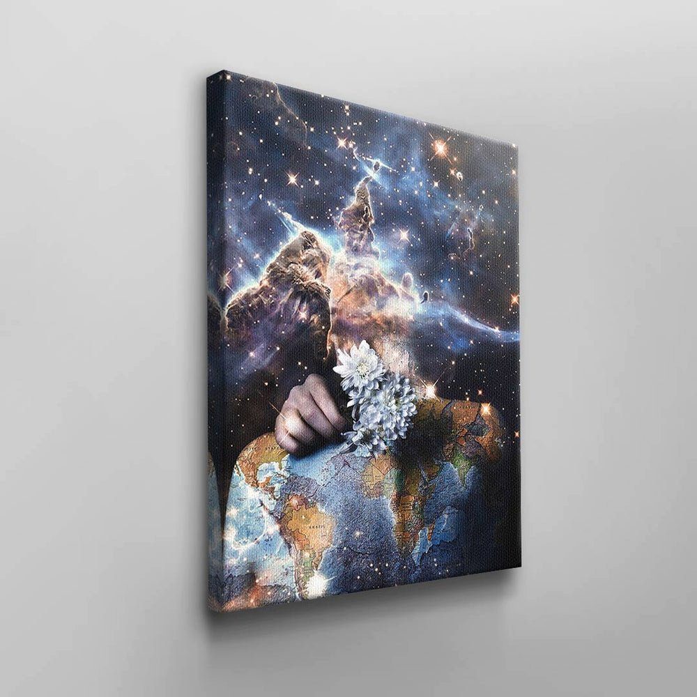 von Rahmen weißer CANVAS Moderne Leinwandbild, DOTCOMCANVAS® Wandbilder DOTCOM