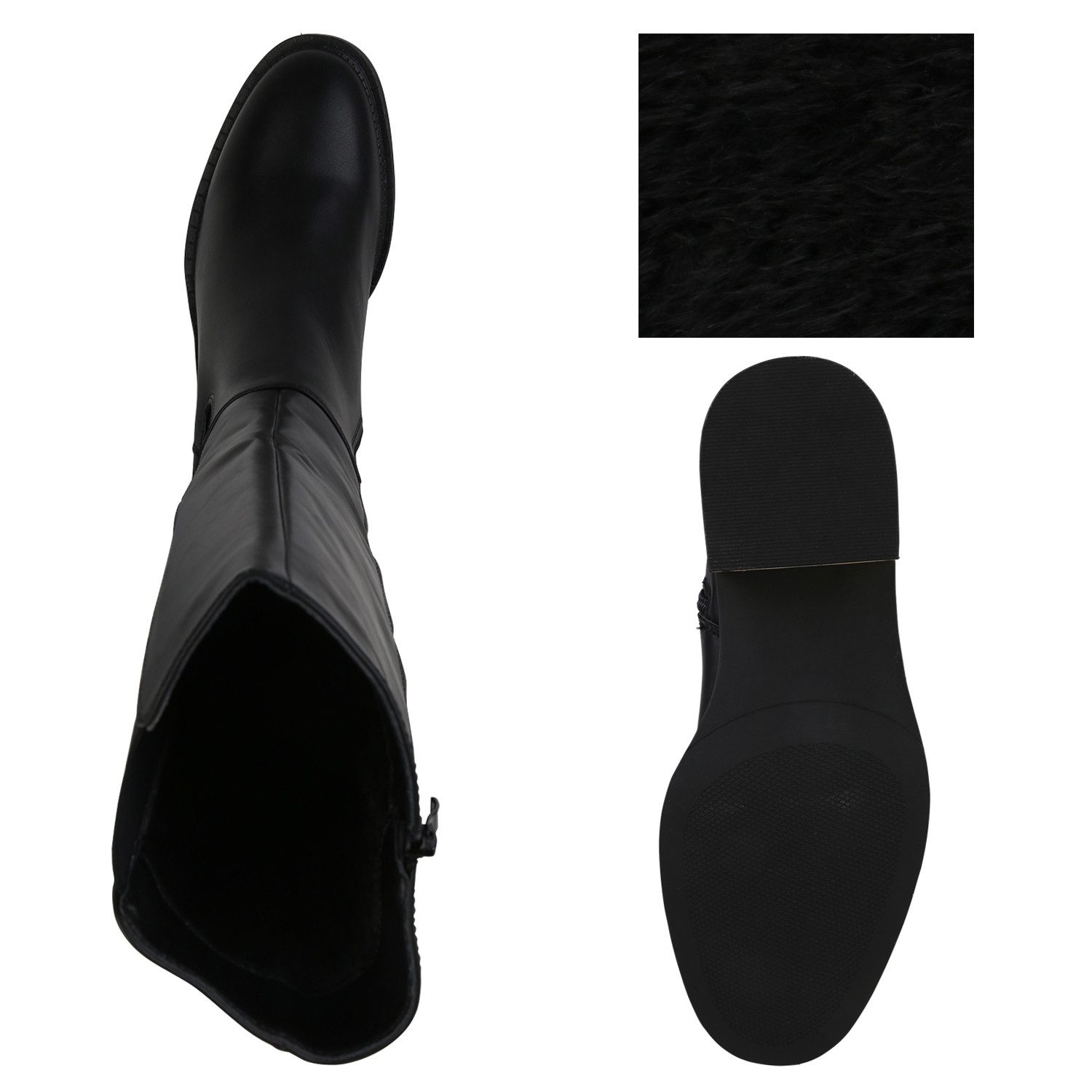 VAN HILL 840543 Stiefel Damen Leicht Gefütterte Klassische Stiefel Basic Boots