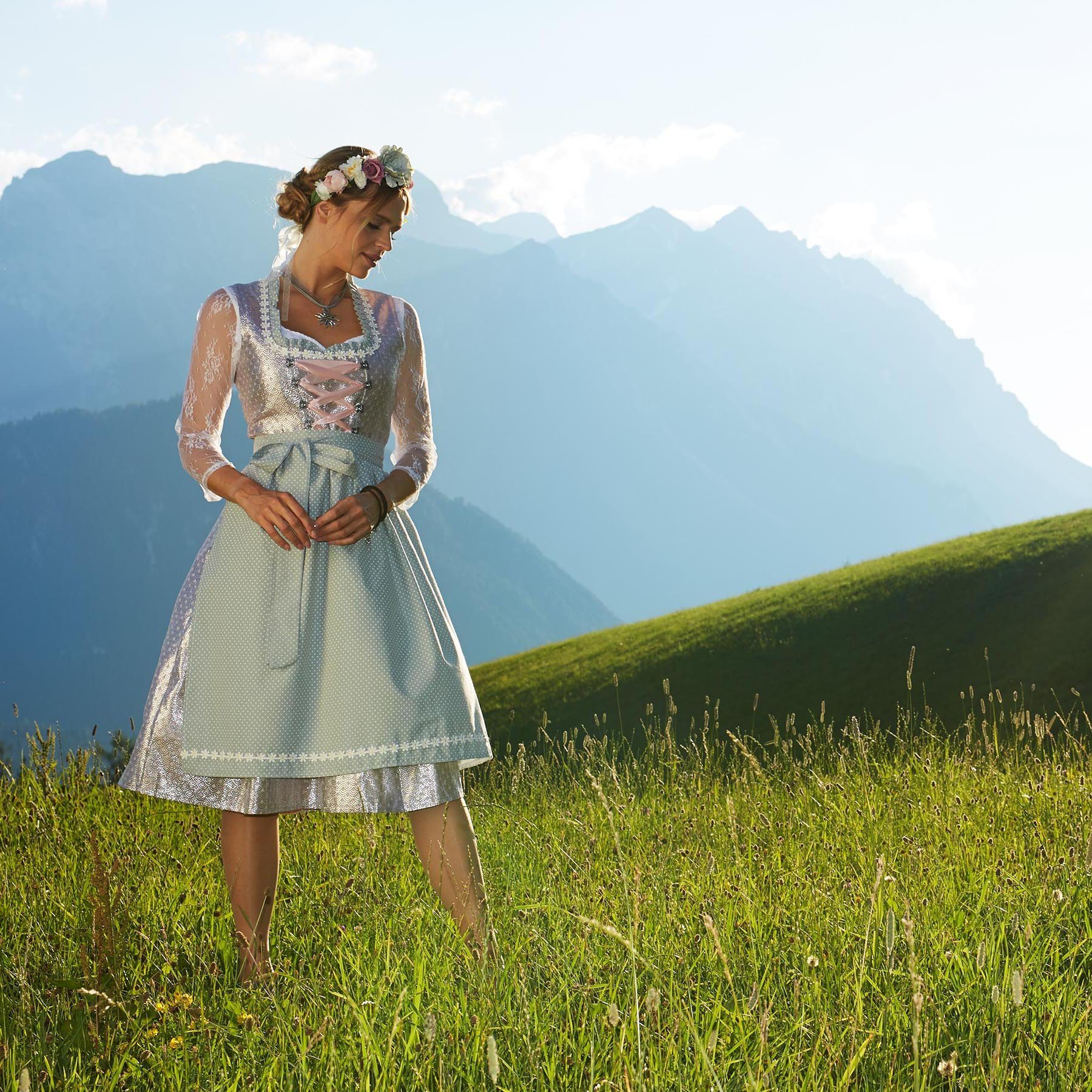 dressforfun Dirndl Frauenkostüm Midi-Dirndl Oberammergau Modell 2
