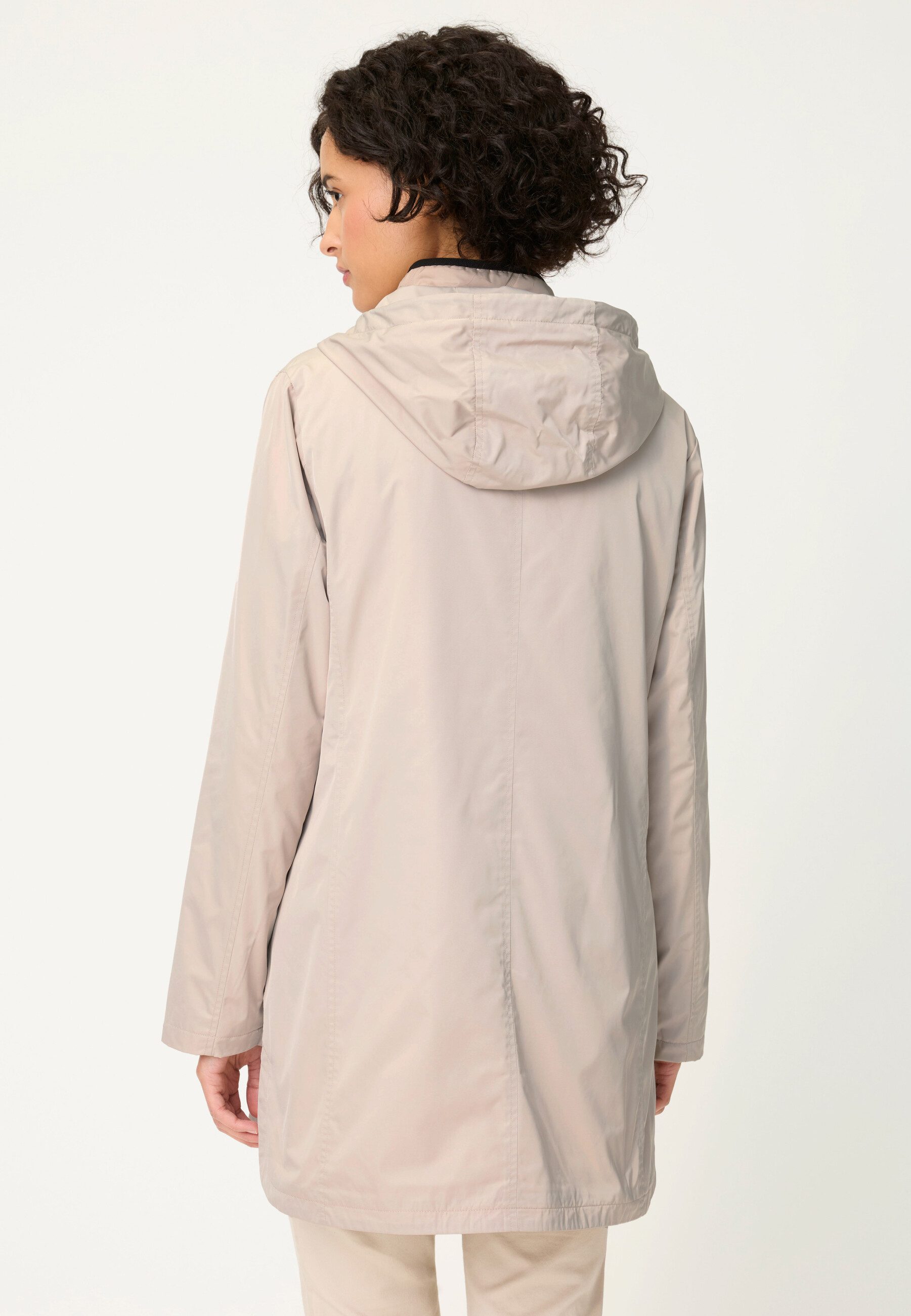 Olsen Outdoorjacke Kurzmantel mit Kapuze
