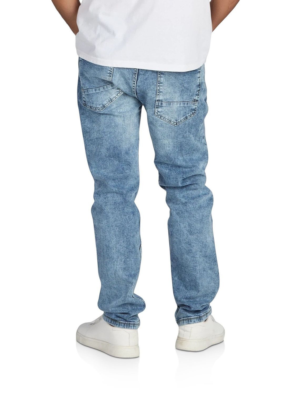 riverso Straight-Jeans Herren Jeanshose RIVChris Regular Fit Denim Hose mit Stretch