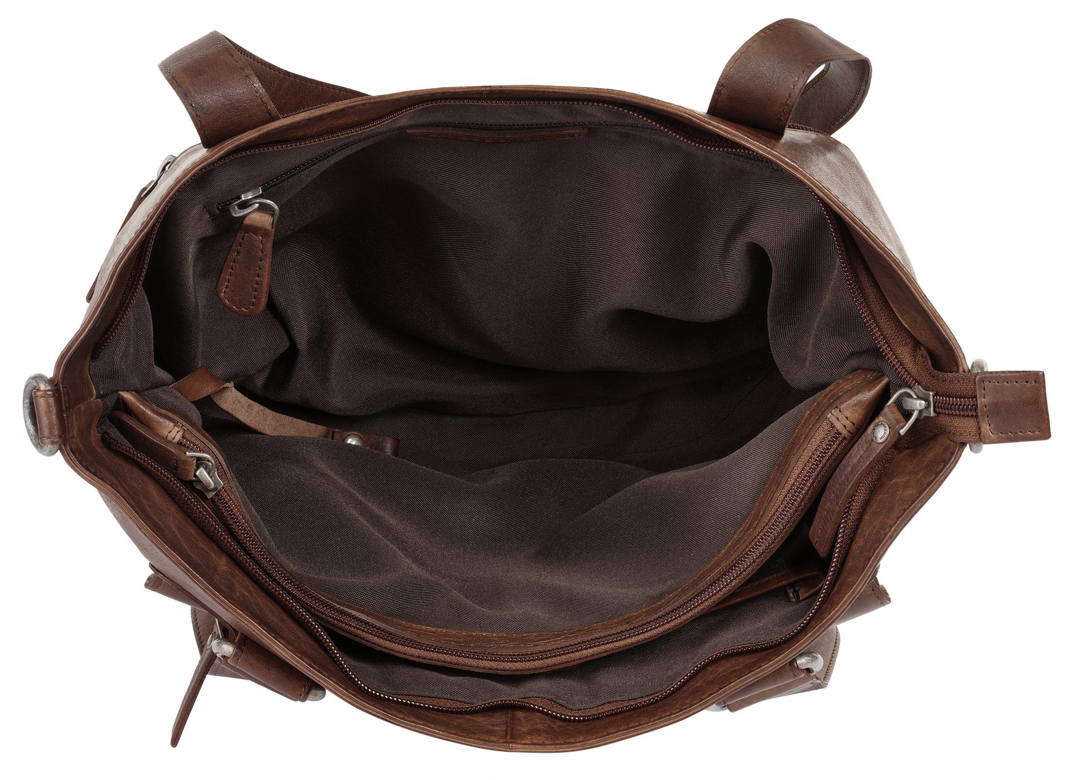 Spikes & Sparrow Shopper, echt Leder