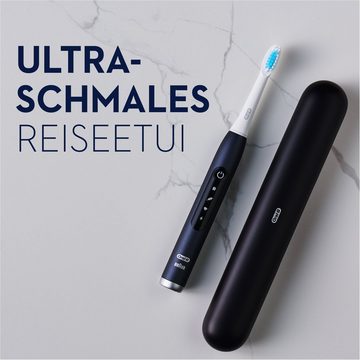 Oral-B Schallzahnbürste Pulsonic Luxe 4500, Aufsteckbürsten: 2 St., 3 Putzprogramme inkl. Sensitiv, Timer, Reise-Etui