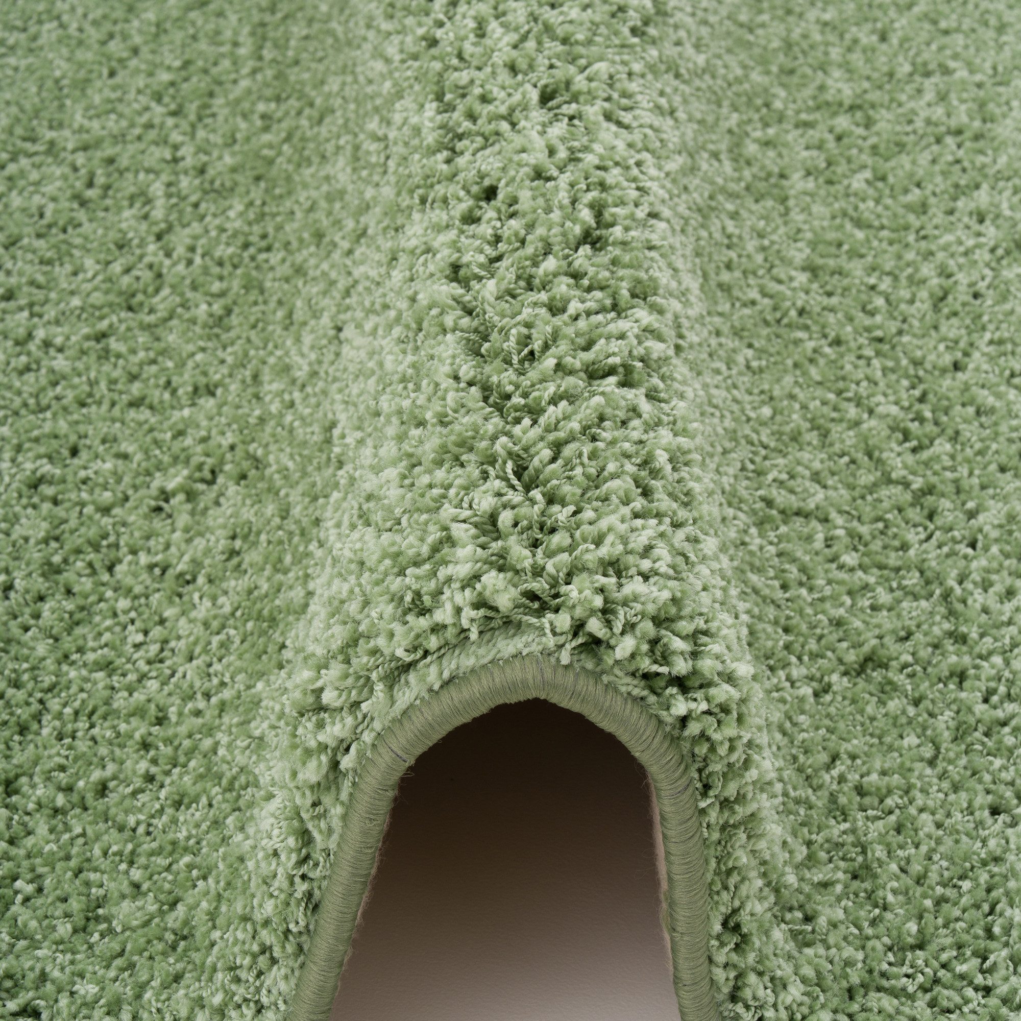 Snapstyle Hochflor-Teppich Luxus Hochflor Langflor Teppich Milano Rund, Rund, Höhe: 43 mm