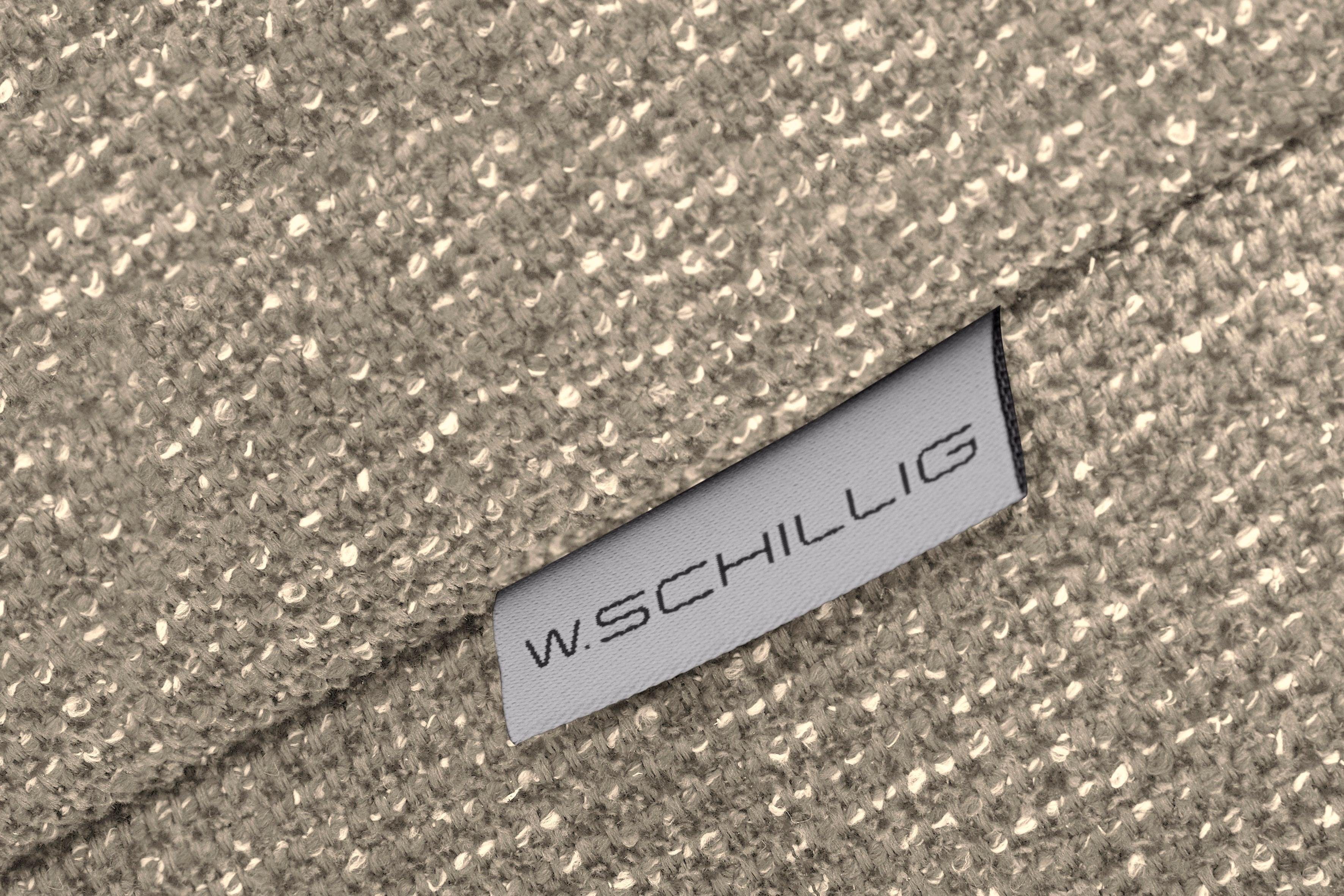 W.SCHILLIG 2-Sitzer finn, Fußgestell Design cm 210 glänzend, Chrom Award German Breite 2016