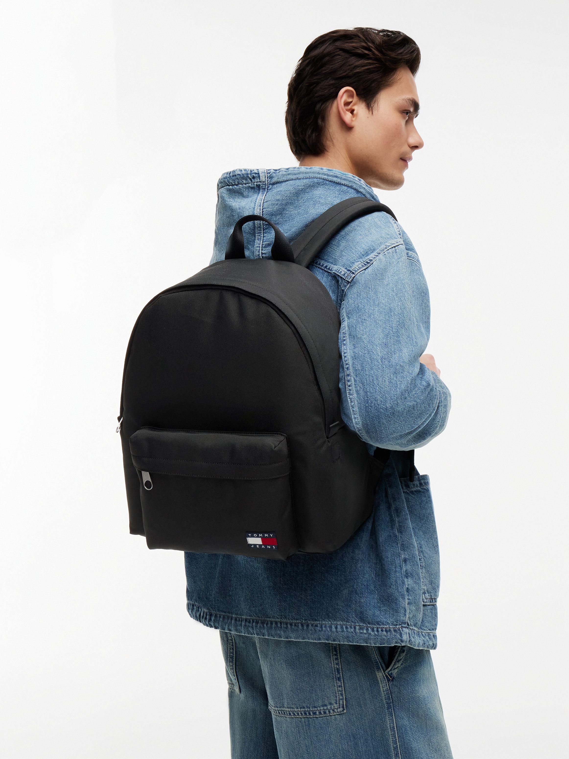Tommy Jeans Rucksack TJM ESS DAILY DOME BACKPACK, Unisex, Freizeitrucksack, Businessrucksack, gepolsterte Tragegriffe – Bild 2 von 5