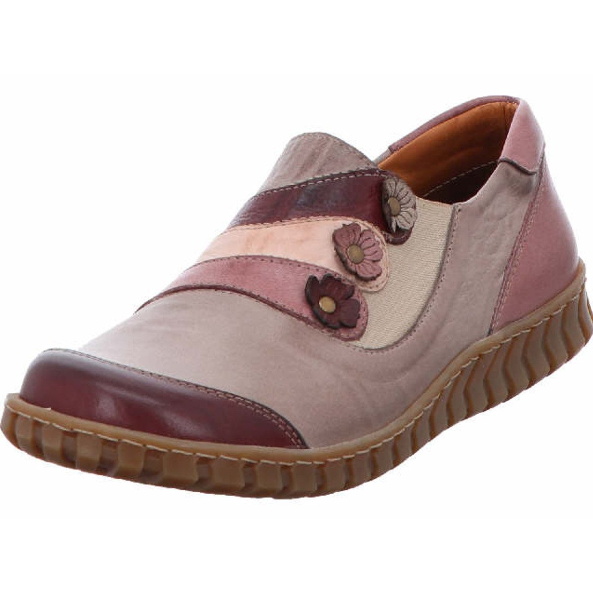 Sportliche Slipper für Damen in rot Slipper