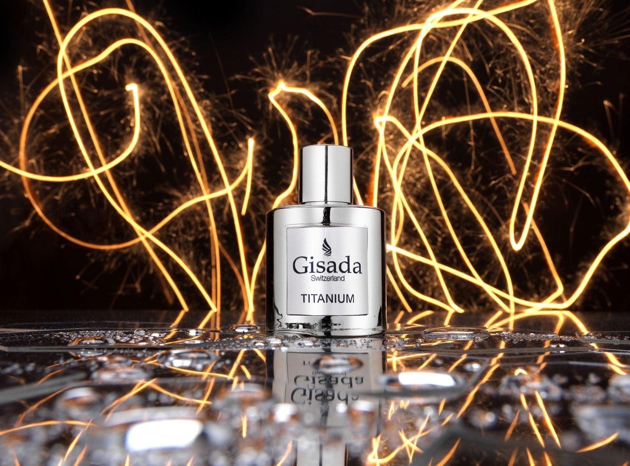 Gisada Eau de Parfum Titanium, Glasflakon, Parfüm EDP, Herrenduft