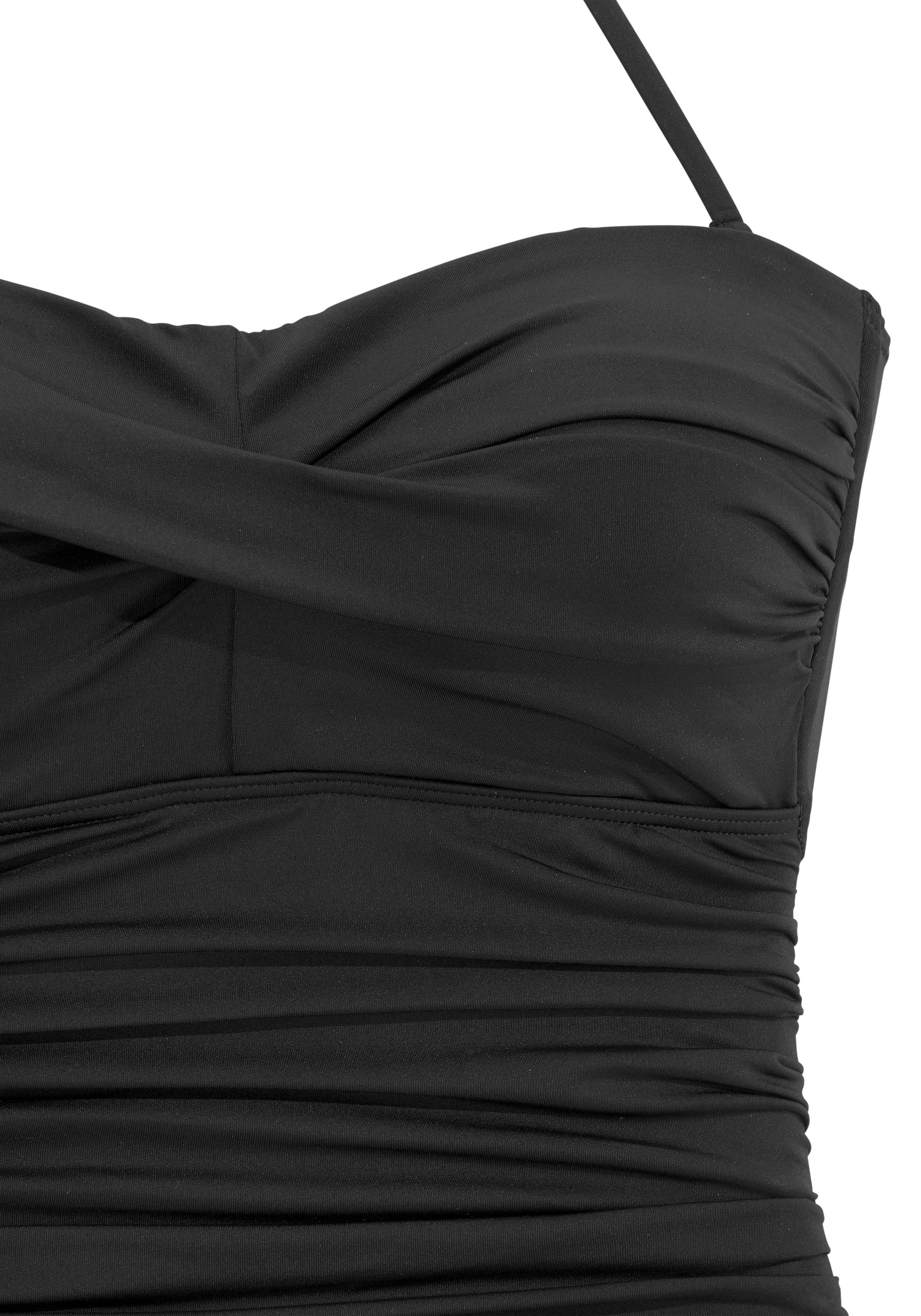 LASCANA Badeanzug in Bandeau-Optik