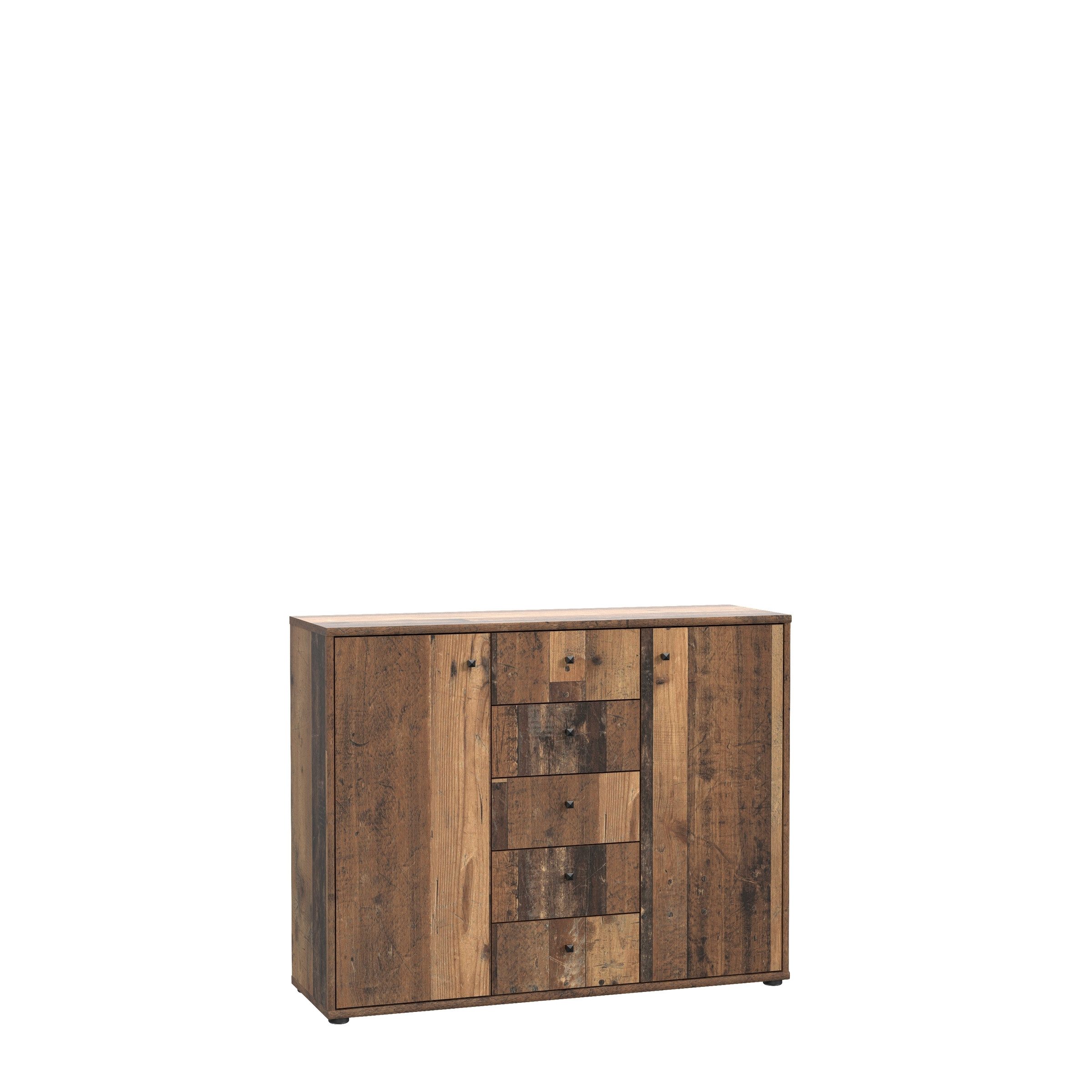 freiraum Sideboard TEMPRA2, 2 Türen, 5 günstig online kaufen