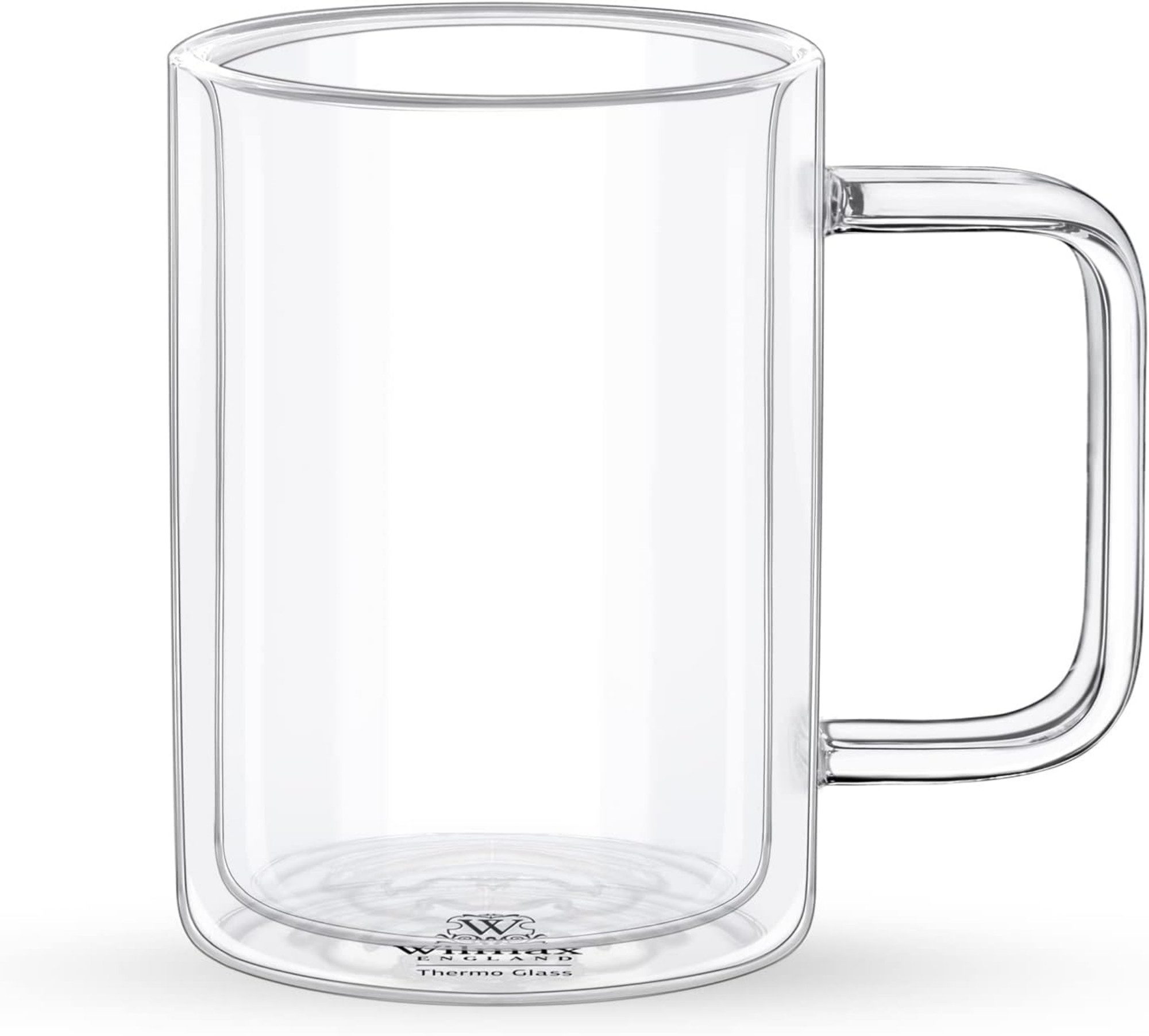 Wilmax England Teeglas, Doppelwandige Thermogläser - 2er-Set - 400 ml - Kaffeegläser